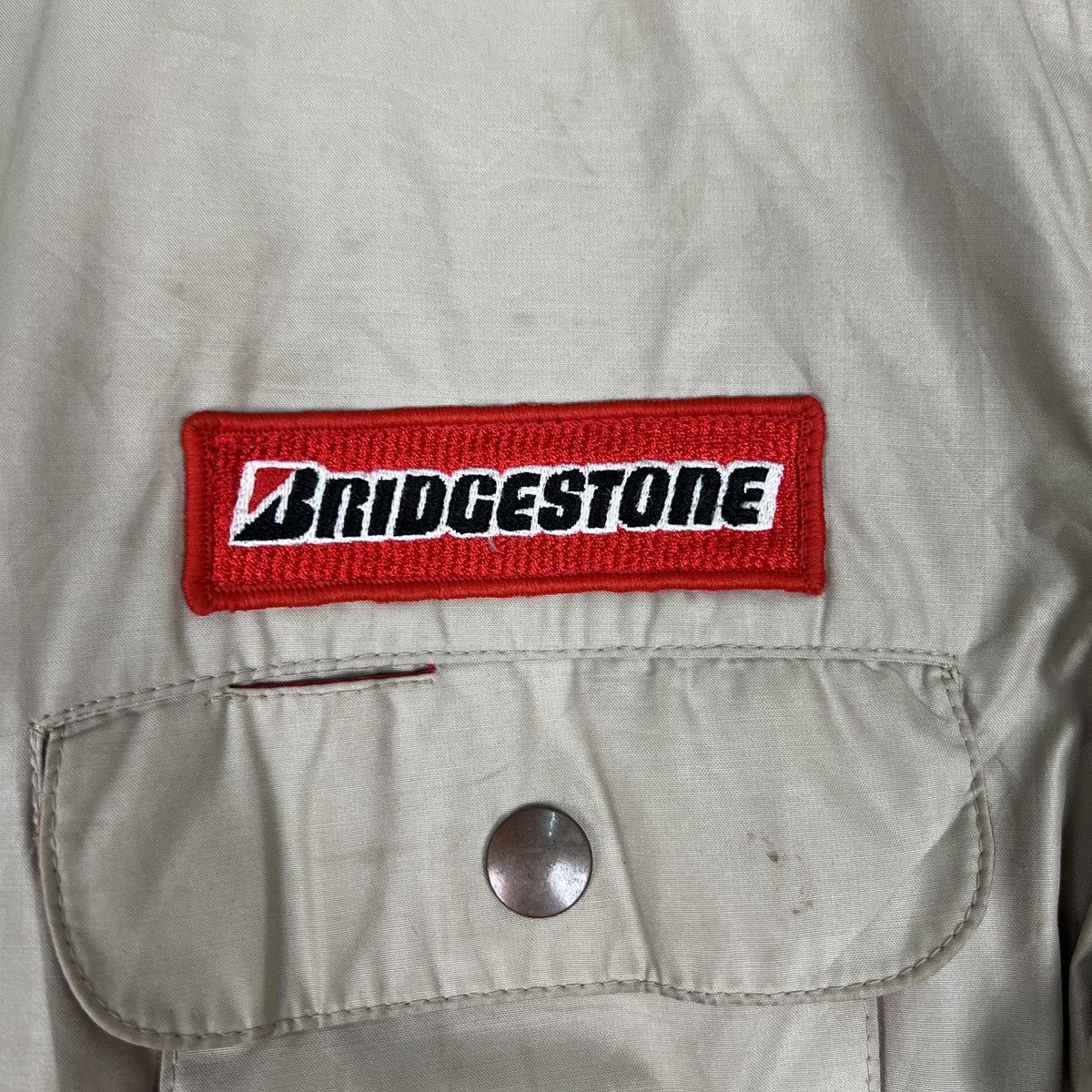 Japanese Brand 🔥 VINTAGE BRIDGESTONE STAFF RACING JACKET Size US M / EU 48-50 / 2 - 16 Thumbnail