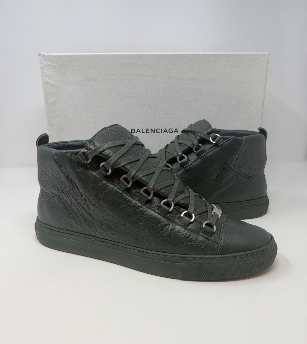 Balenciaga Balenciaga Arena High Metallic Silver | Grailed