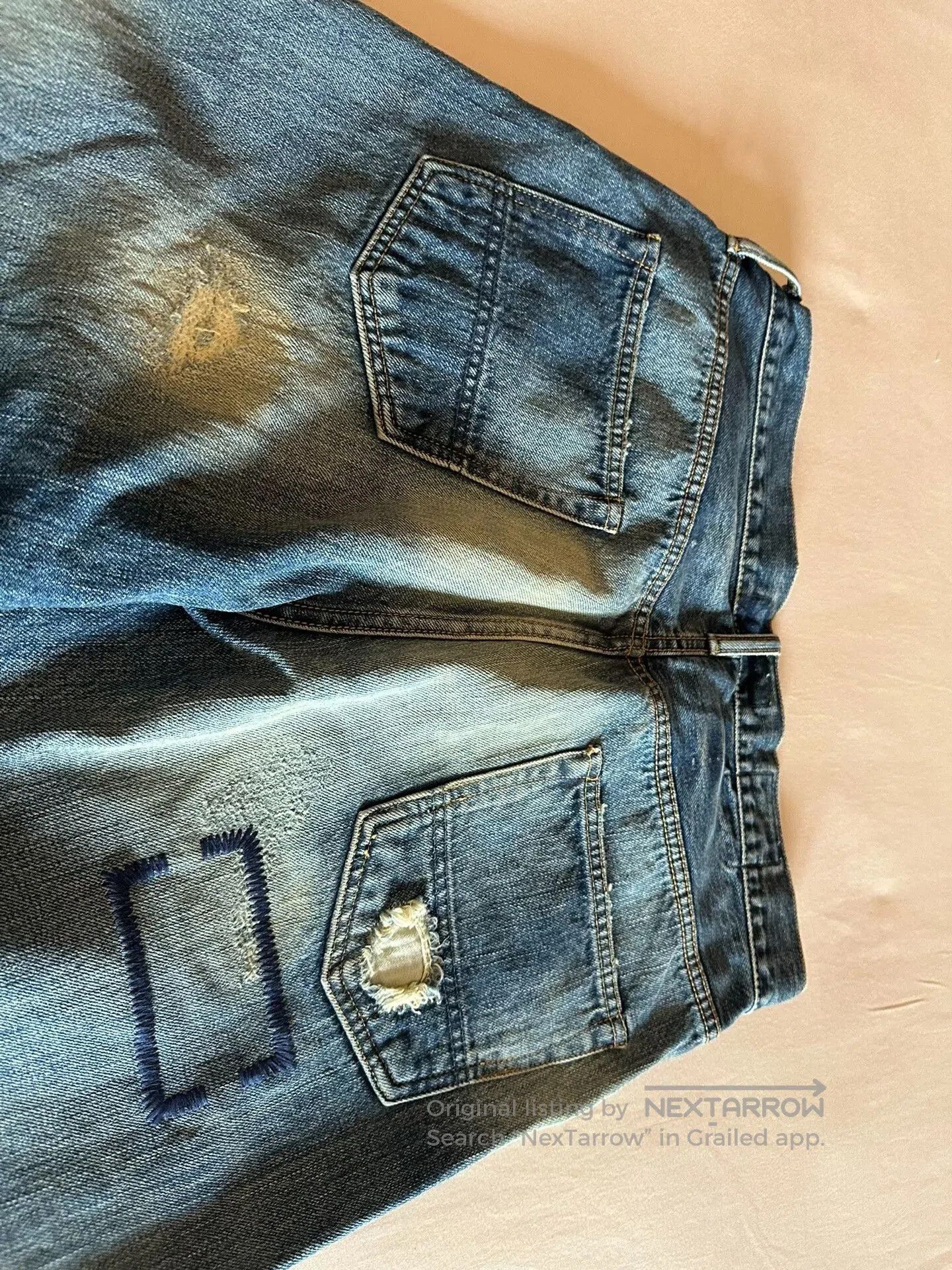 FDMTL FDMTL 24AW Classic Straight Distressed Denim. Size US 32 / EU 48 - 6 Thumbnail