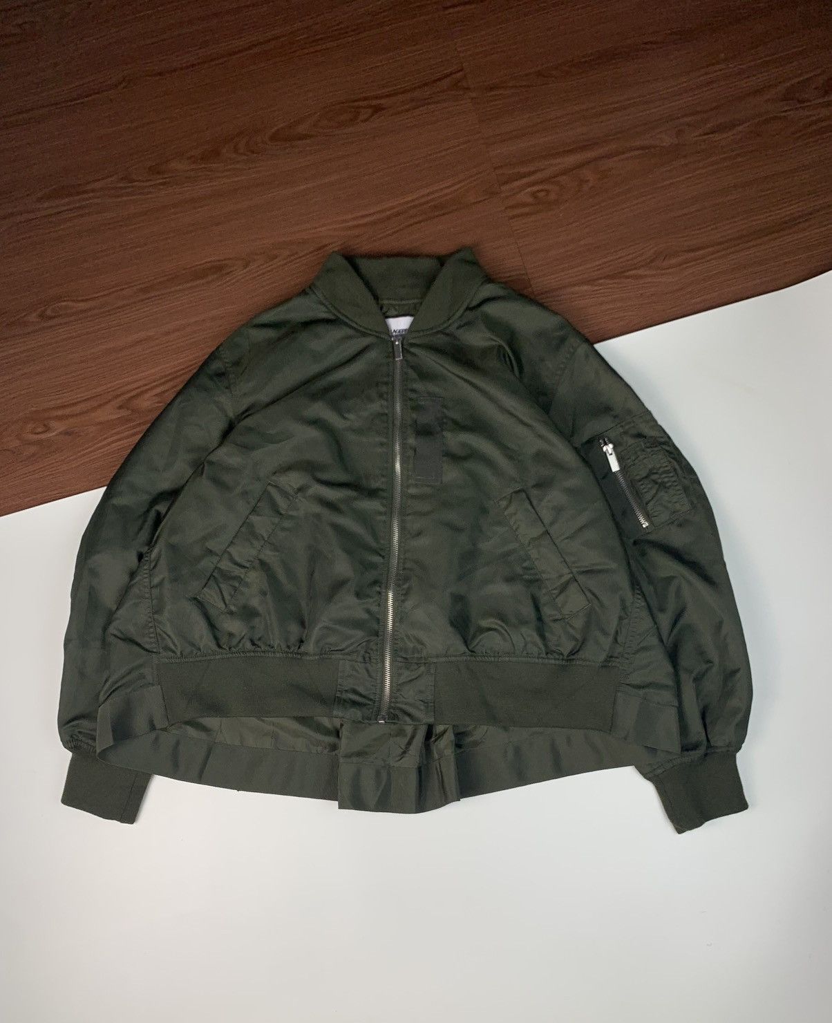 Karl Lagerfeld Bomber Crop Jacket Karl Lagerfeld Size XL / US 12-14 / IT 48-50 - 1 Thumbnail