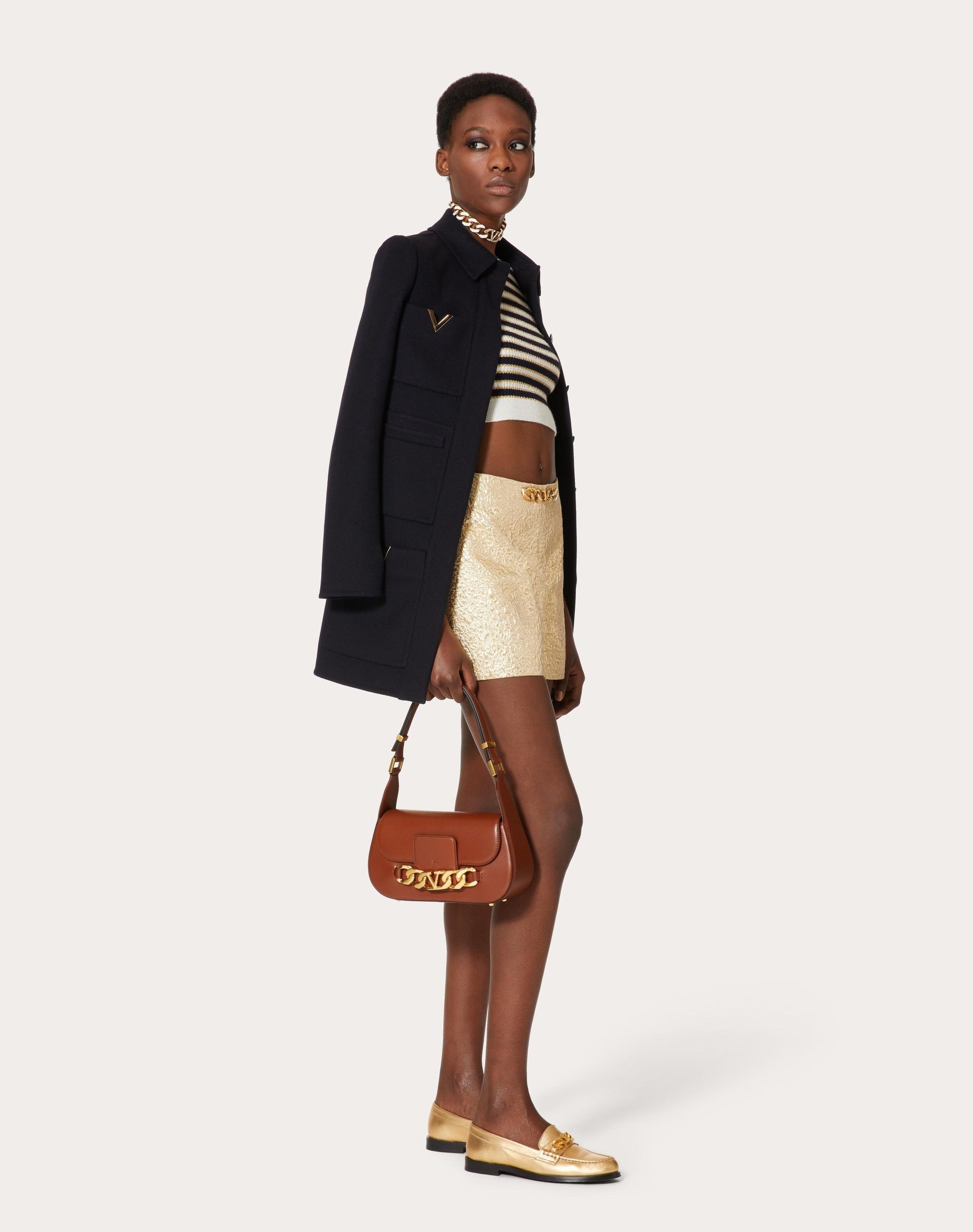 Valentino o1y0326 Short in Gold Size 26" / US 2 / IT 38 - 5 Thumbnail