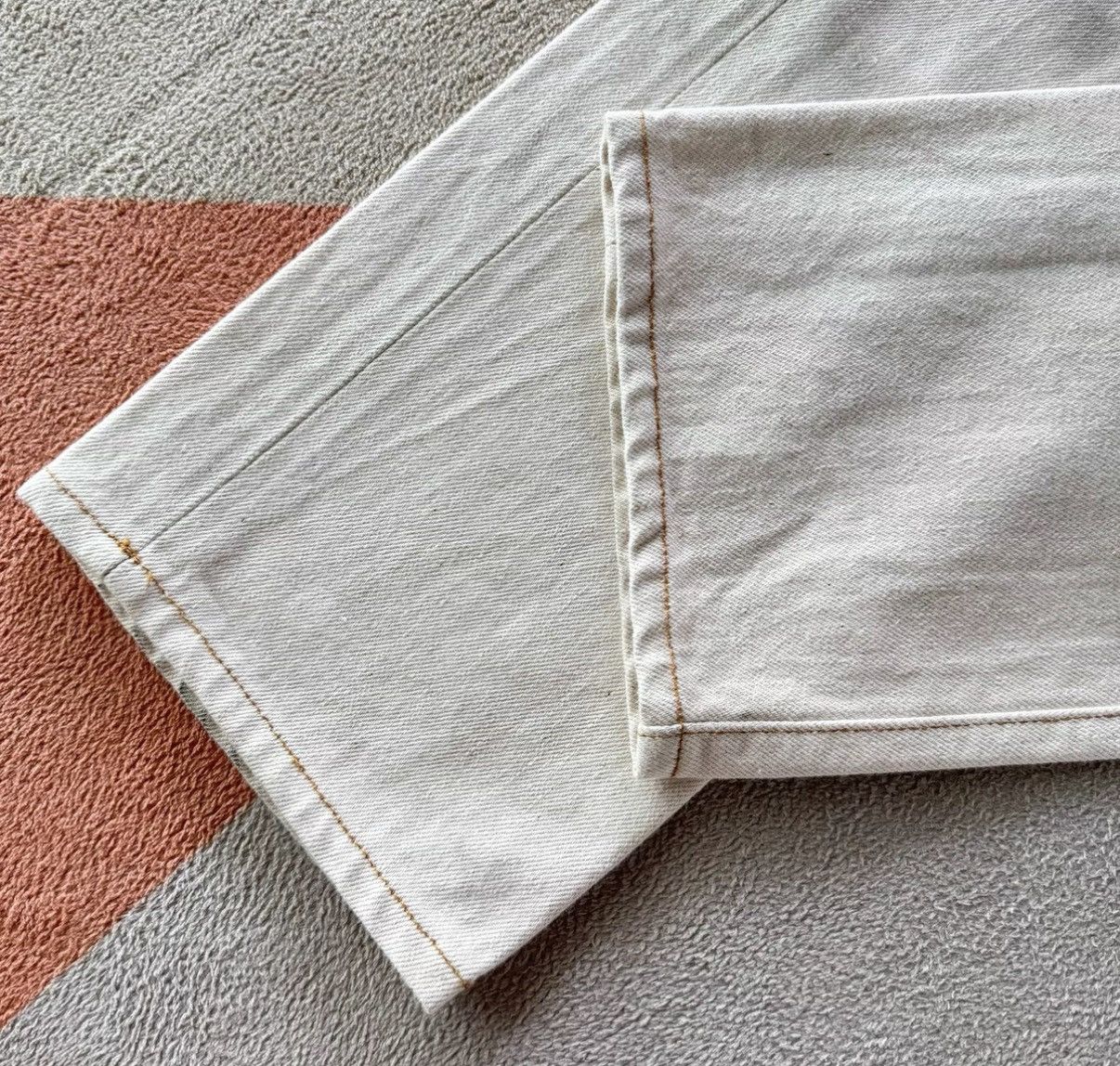 RRL Ralph Lauren RRL Ralph Lauren Double RL White Slim Boot Cut Jeans K22 Size US 30 / EU 46 - 8 Thumbnail