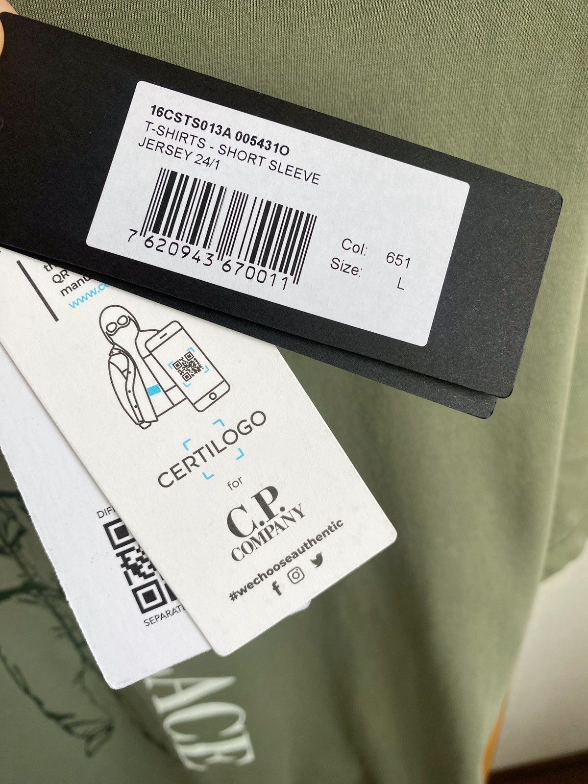C.P. Company × Palace C.P.Company x Palace T-shirt FW23 Size US L / EU 52-54 / 3 - 16 Thumbnail