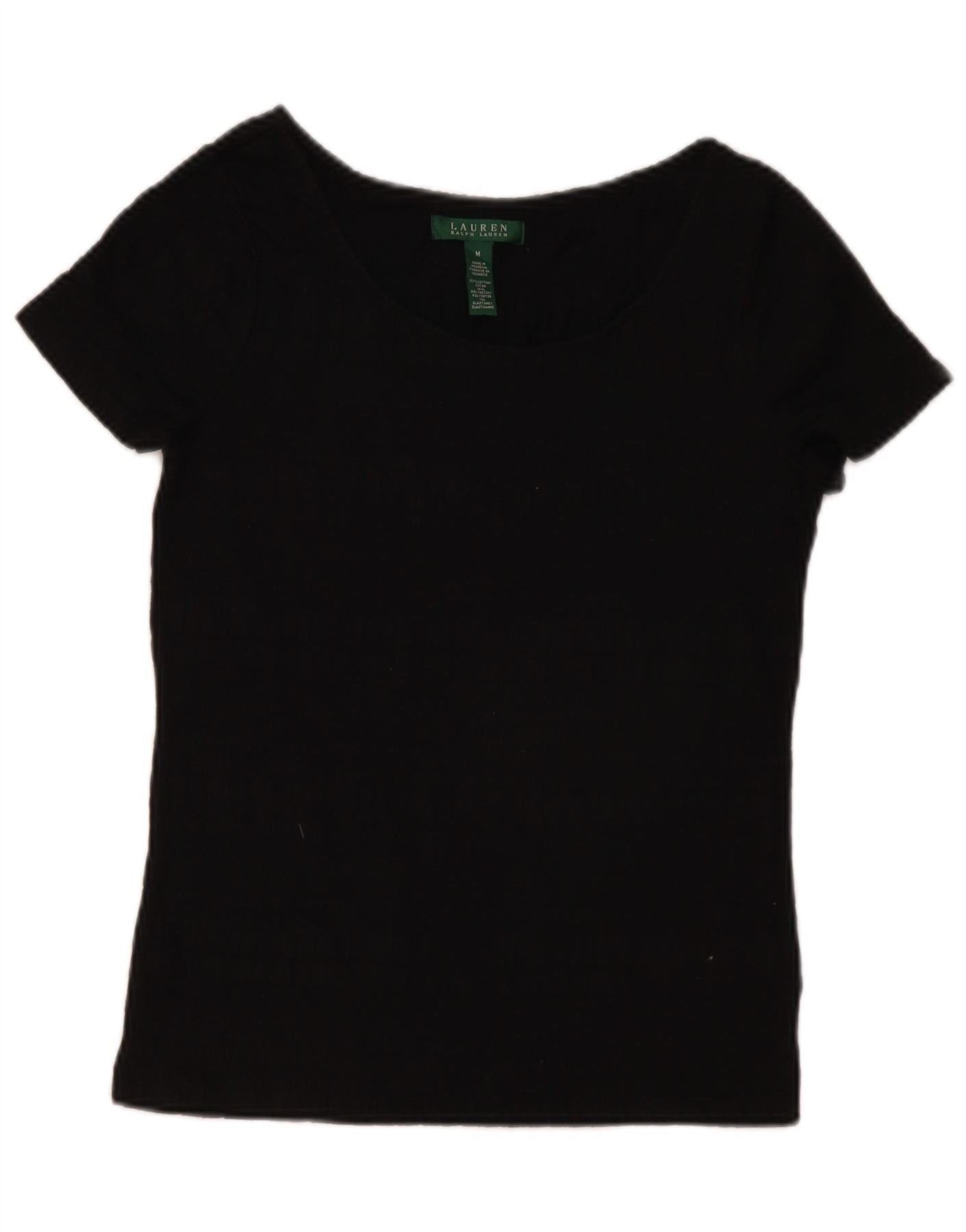 Ralph Lauren Womens Blouse Top UK 12 Medium Black Cotton Size XS / US 0-2 / IT 36-38 - 1 Thumbnail