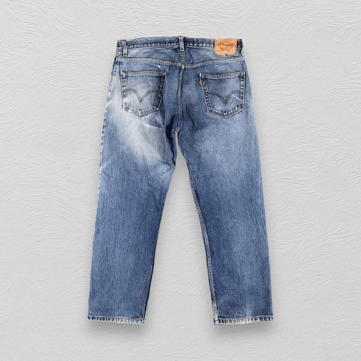 Levi's Vintage Levi's 505 Jeans Distress Regular Fit Denim KJ972 Size US 36 / EU 52 - 2 Thumbnail