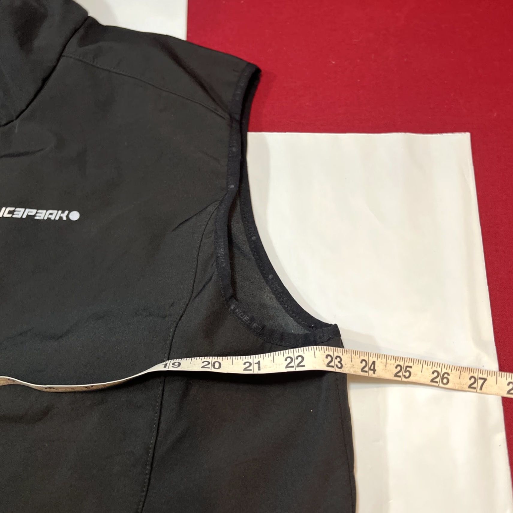 Vintage ICEPEAK Black Softshell Zip Up Vest Mens XXL Outdoor Hiking Athletic Zip Pockets Size US XXL / EU 58 / 5 - 6 Thumbnail