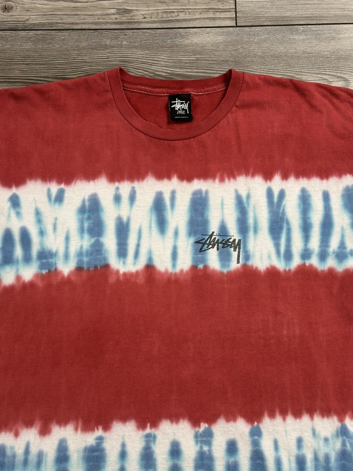 Stussy × Vintage Stussy Rocket Pop Tie Dye T Shirt Size US L / EU 52-54 / 3 - 3 Thumbnail