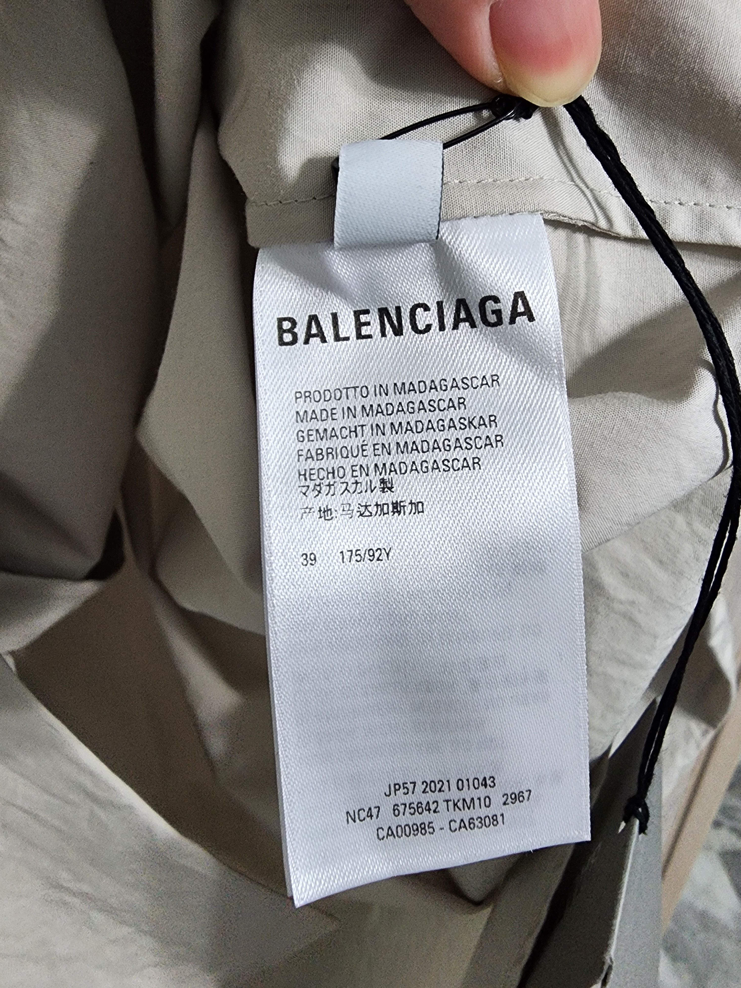 Balenciaga Sporty BLNCG Shirt Size US L / EU 52-54 / 3 - 10 Thumbnail