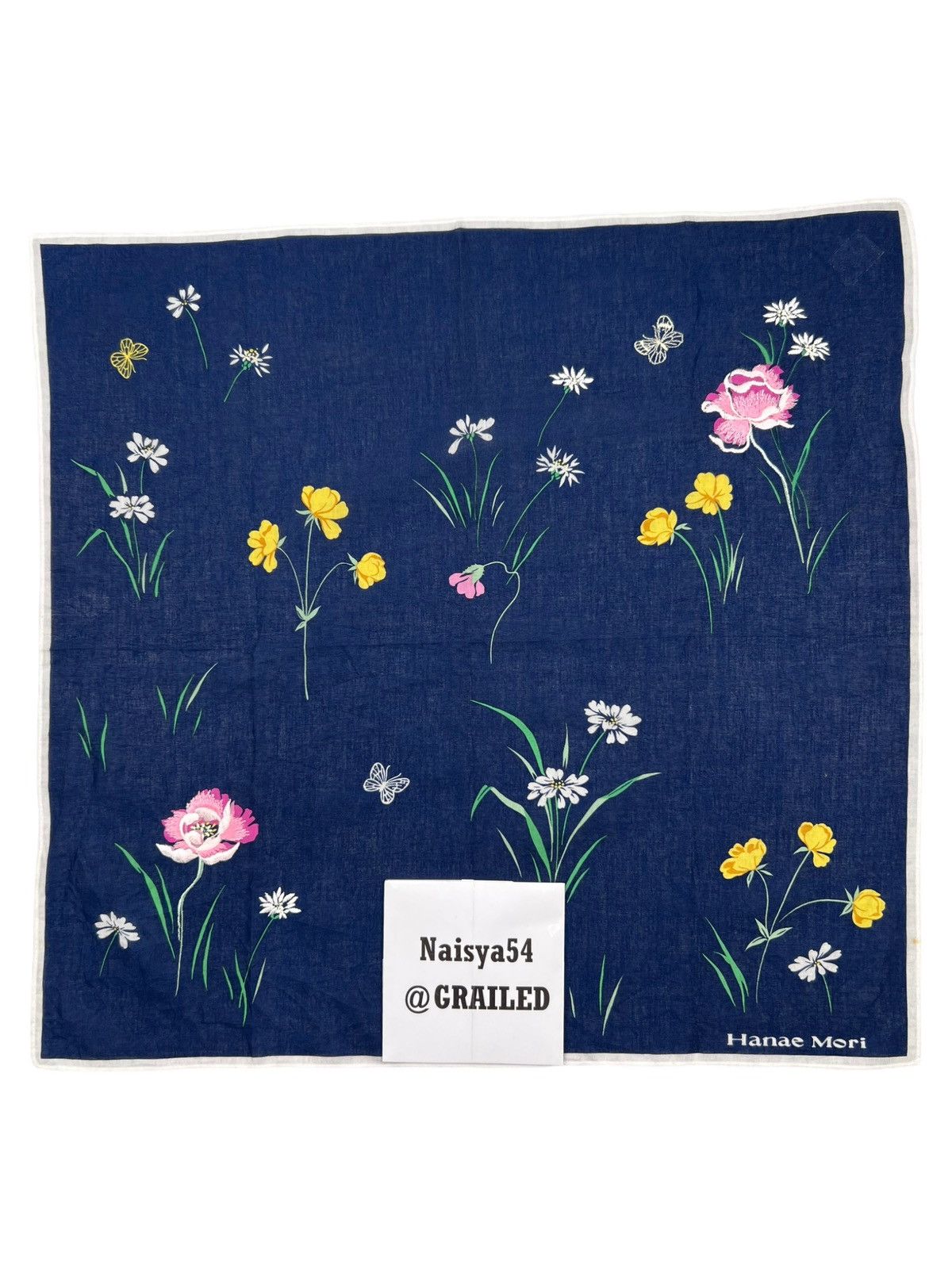 Hanae Mori Hanae Mori Handkerchief Neckerchief Bandana Pocketsquare Size ONE SIZE - 6 Thumbnail