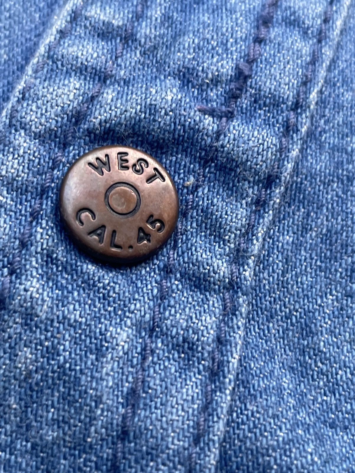Acme Clothing Vintage Acme Western Denim Shirt Size US M / EU 48-50 / 2 - 12 Thumbnail