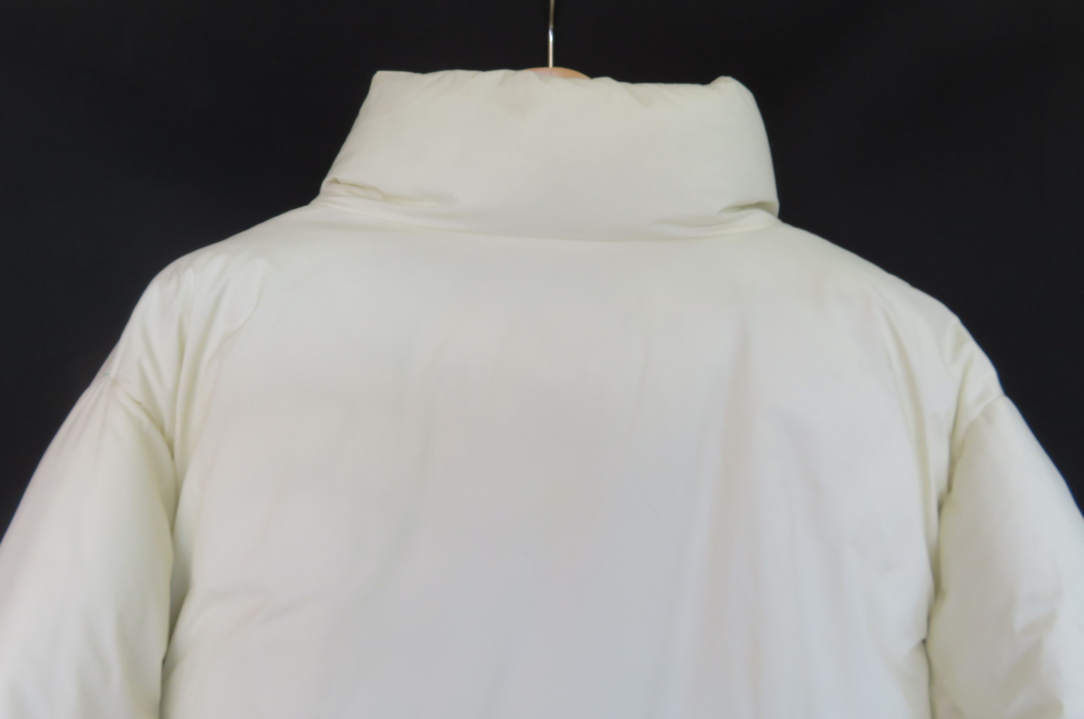 Zara New ZARA DNWR Cream Funnel Puffer Jacket Women Sz L Size L / US 10 / IT 46 - 7 Thumbnail