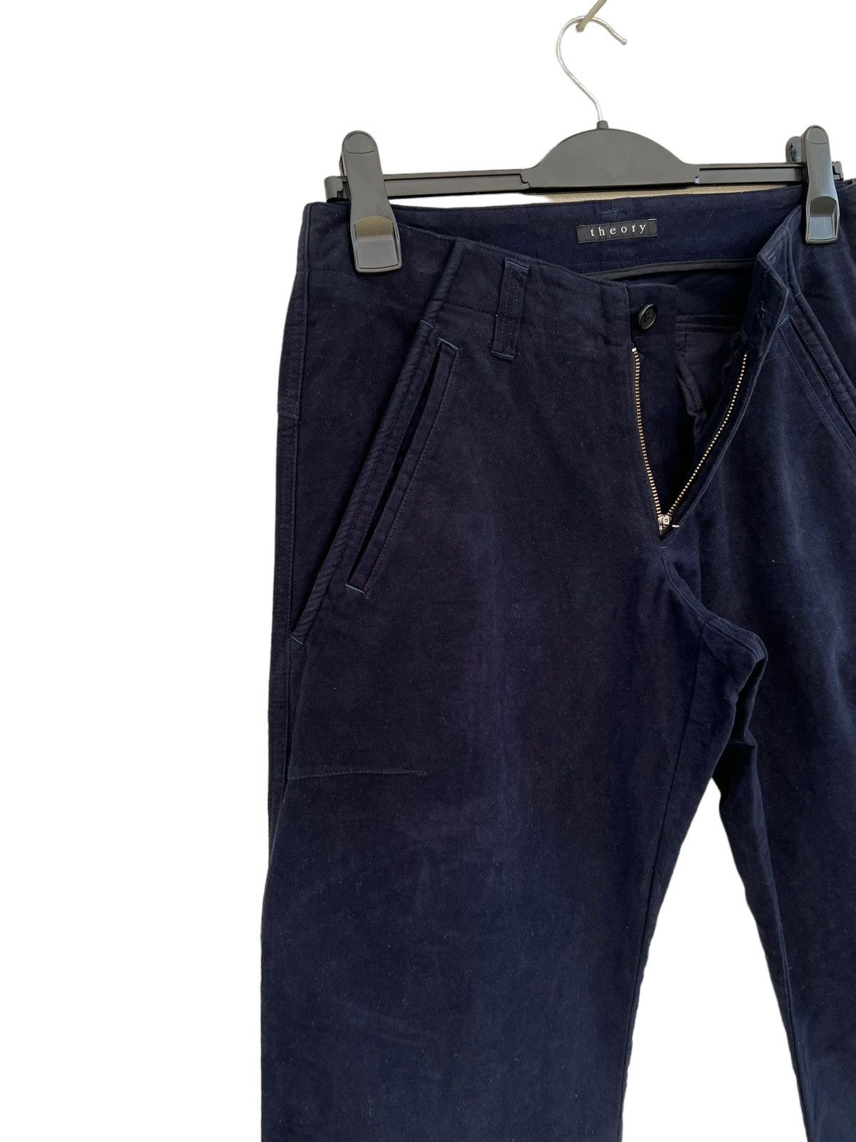 Theory Theory Made in Japan 6 Pocket Suede Cotton Wide Leg Pant Size US 30 / EU 46 - 7 Thumbnail