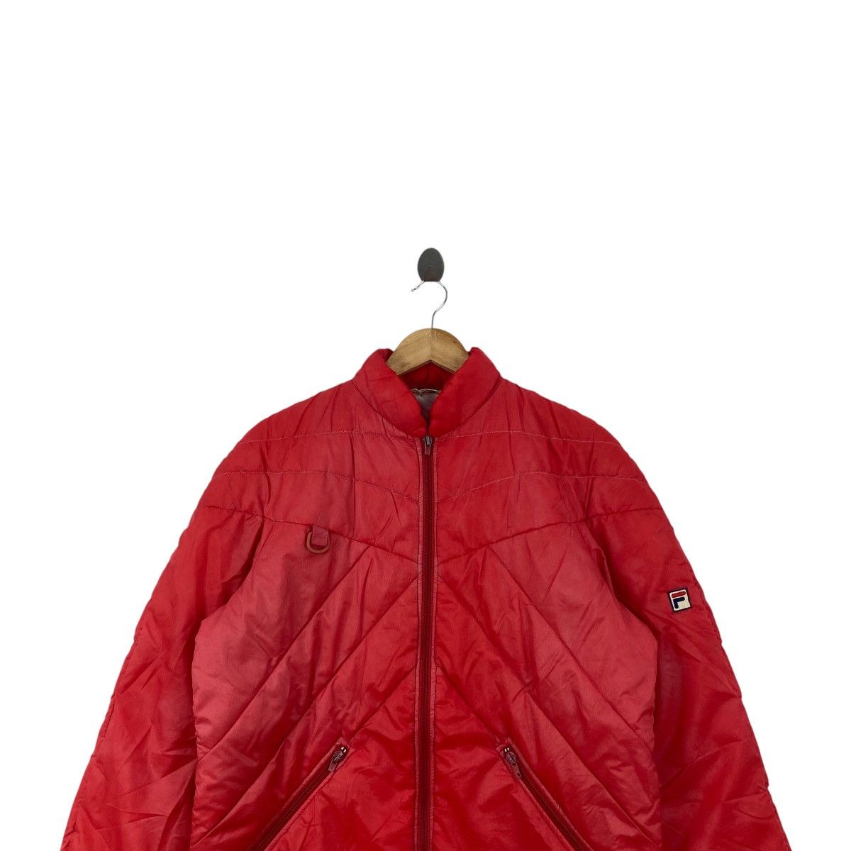 Fila Vintage FILA Puffer Jacket Quilted Spellout Logo Ski Style Size US M / EU 48-50 / 2 - 2 Thumbnail