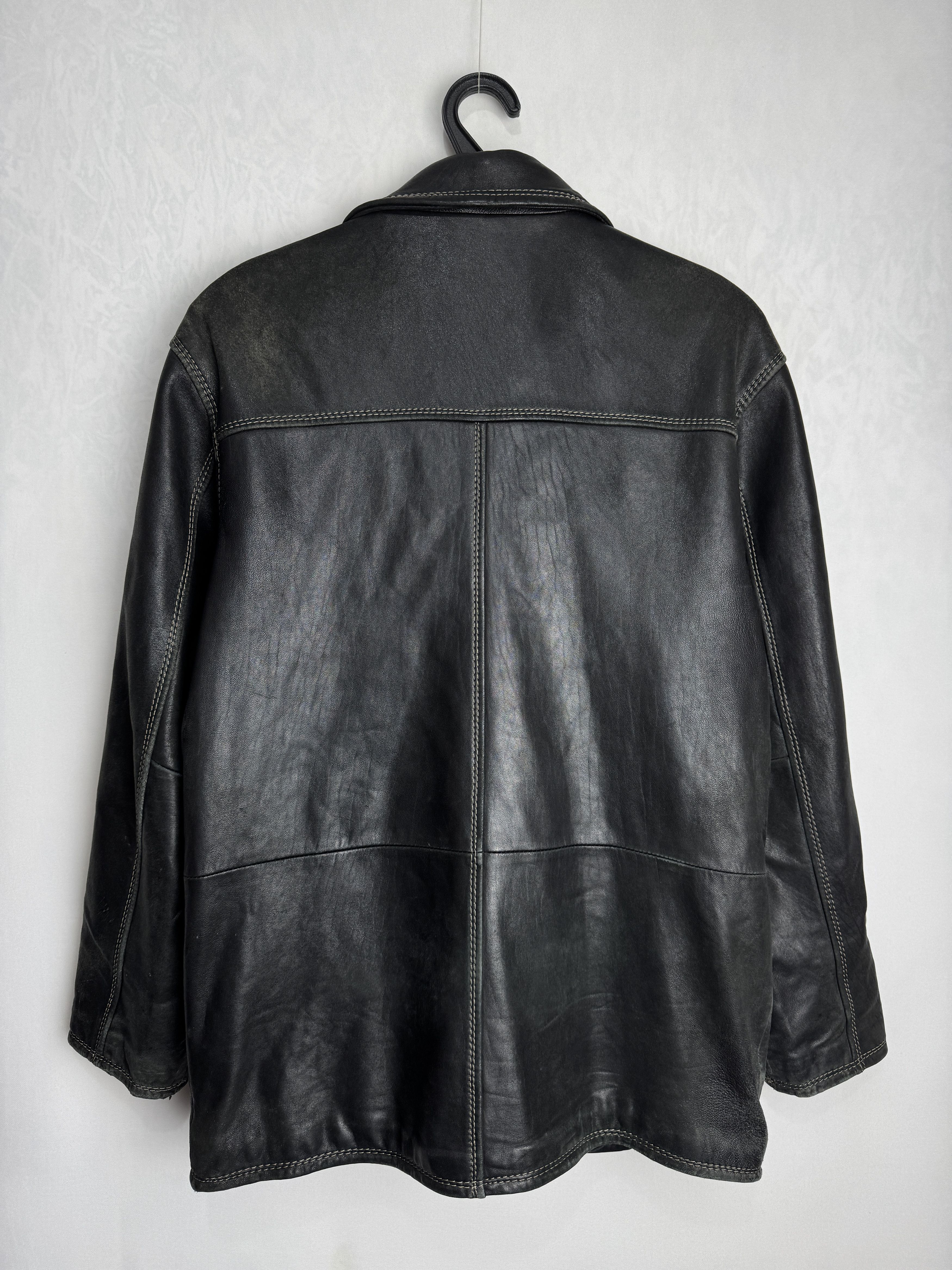 Genuine Leather WARREN & PARKER men’s leather zipped jacket Size US M / EU 48-50 / 2 - 2 Thumbnail