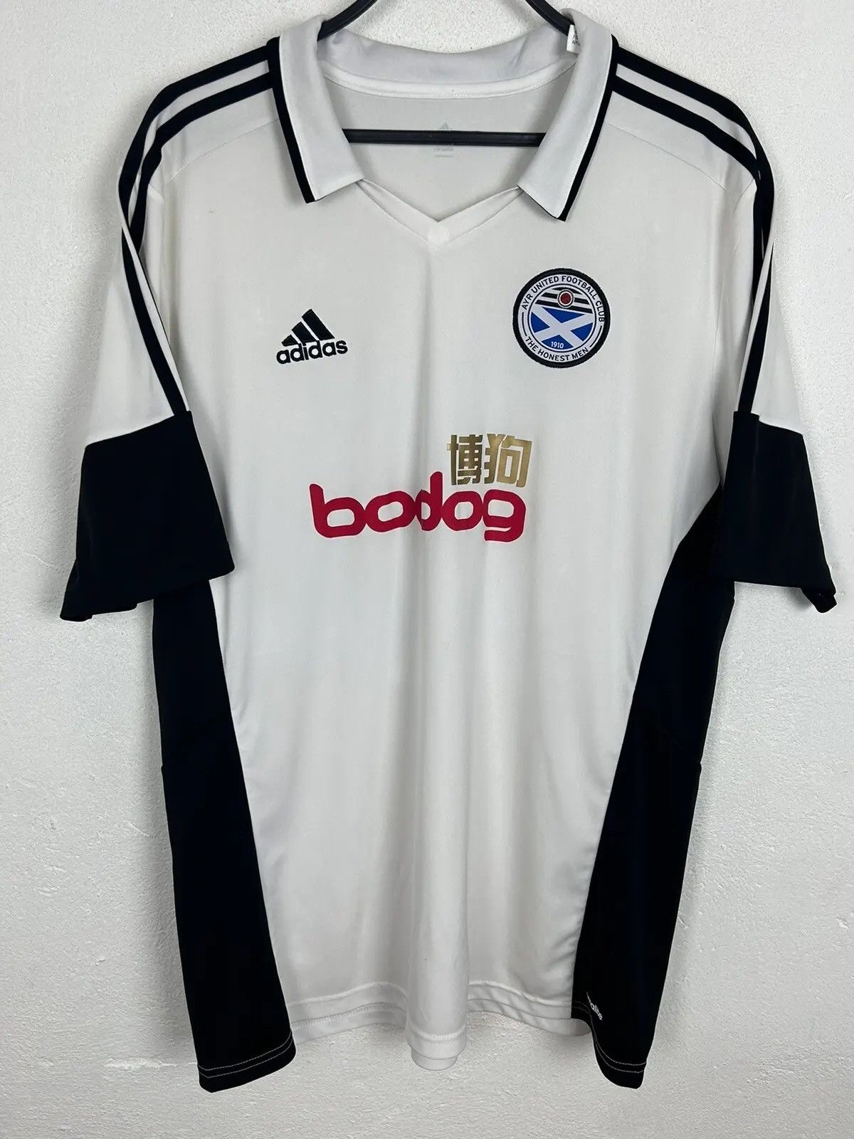 Adidas Ayr United Football Club Adidas 2016 Home Kit Soccer Jersey Size US XL / EU 56 / 4 - 1 Thumbnail