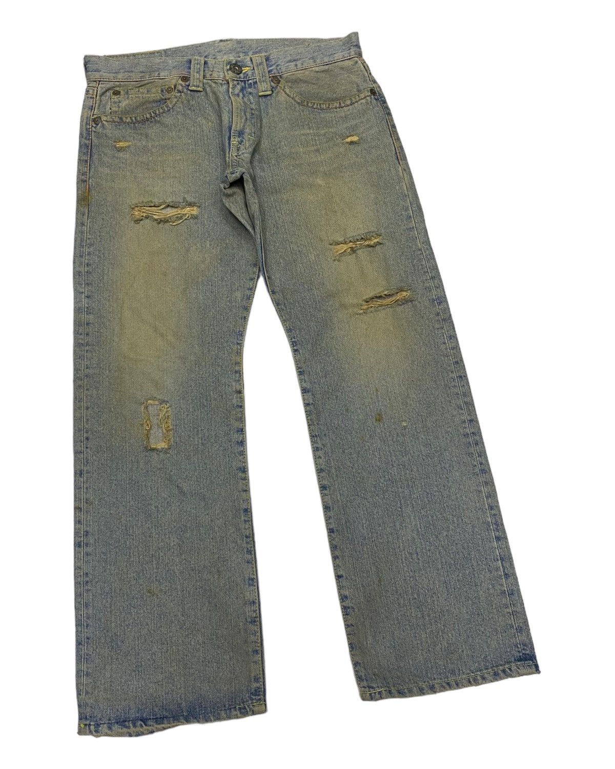 If Six Was Nine BAGGY JEANS DISTRESS MADE COCOLULU RUSTY BAGGY DENIM Size US 34 / EU 50 - 3 Thumbnail