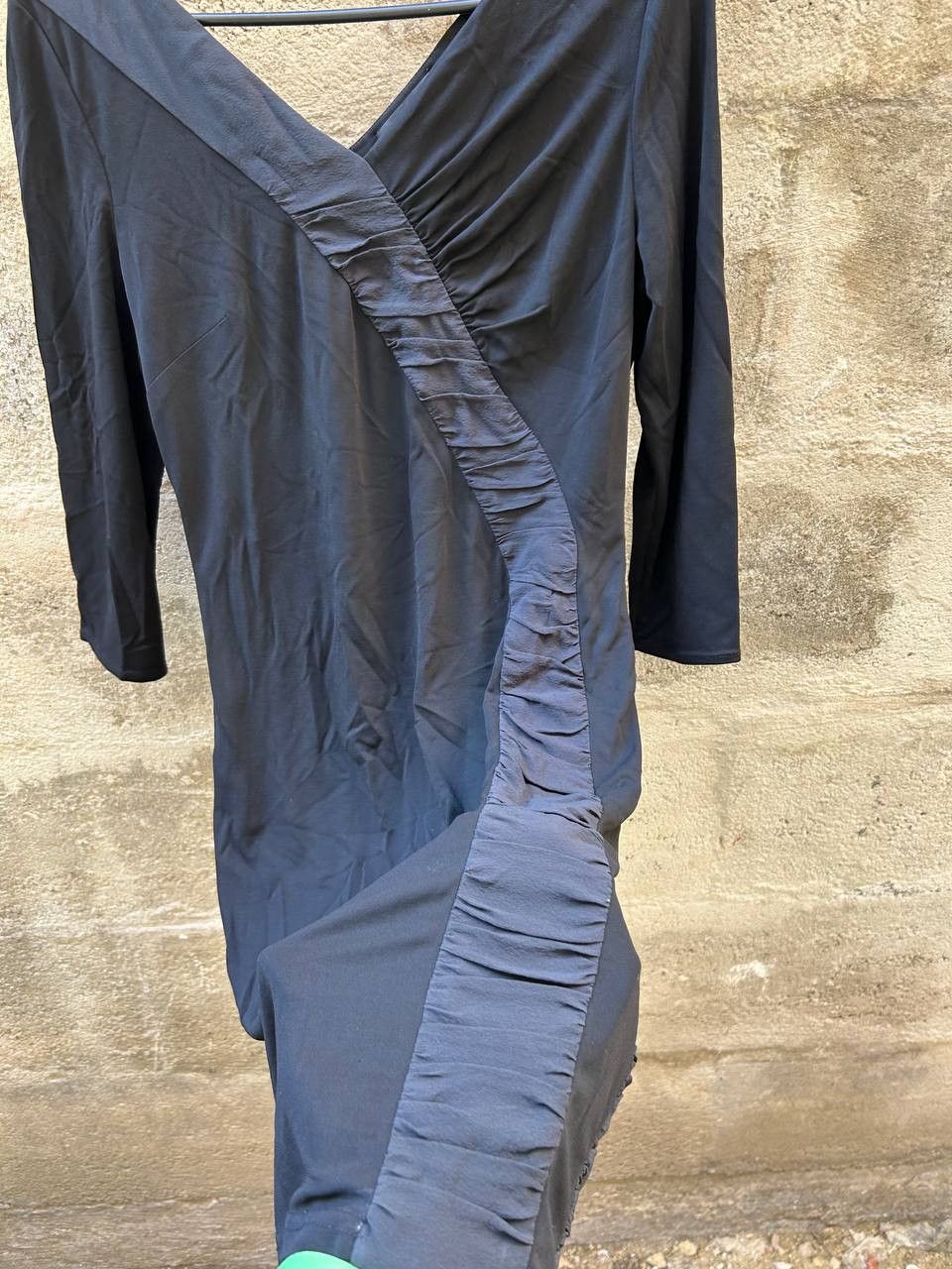 Versace Vintage Versace Silk Dress 42 M Anthracite Y2K Italy Designe Size M / US 6-8 / IT 42-44 - 6 Thumbnail