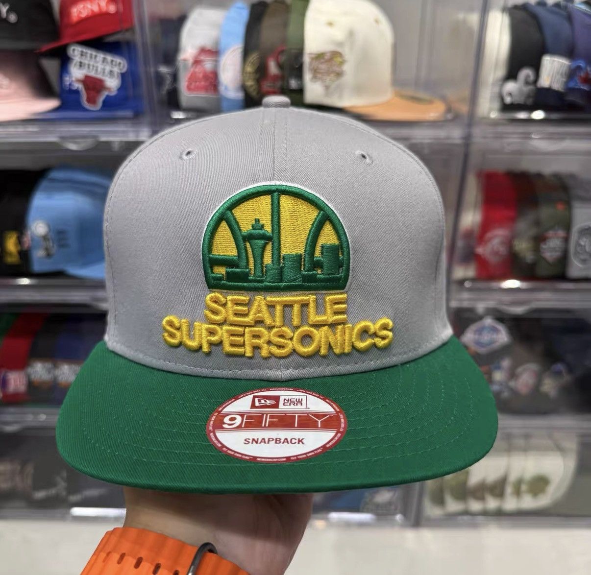 New Era New Era NBA Seattle SuperSonics Flat Brim Baseball Cap J32 Size ONE SIZE - 1 Thumbnail