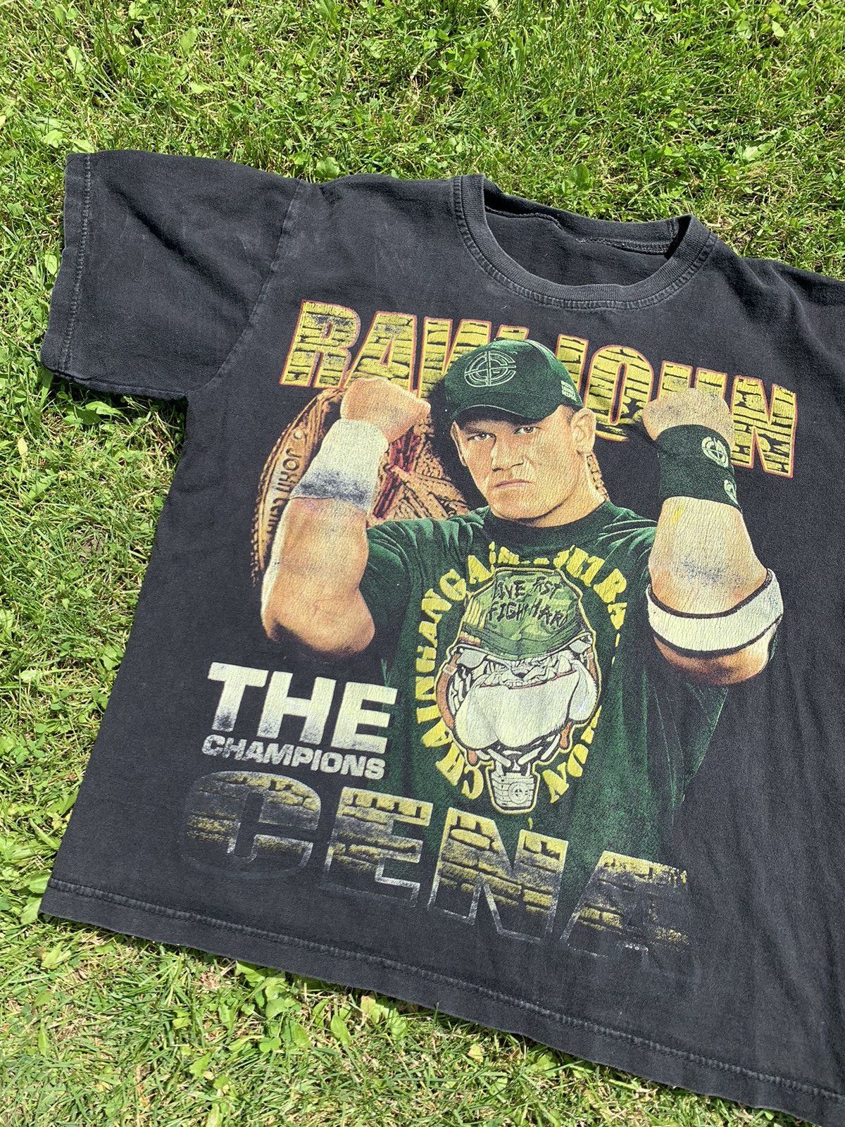 Vintage Vintage John Cena Wwe WWF Y2k Tee Raw Smackdown Faces Size US S / EU 44-46 / 1 - 9 Thumbnail