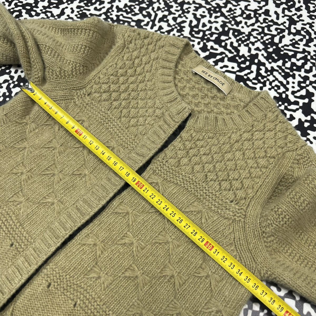 See by Chloe See By Chloe Knitted Wool Cardigan Sweater Y2K Luxury Style Size XS / US 0-2 / IT 36-38 - 17 Thumbnail