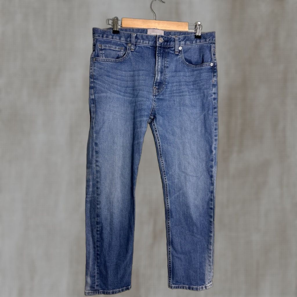Everlane Everalane Womens Jeans Straight 30 Regular Medium Wash Blue 32x27 Mens Girls Whatev Size 30" / US 8 / IT 44 - 1 Thumbnail