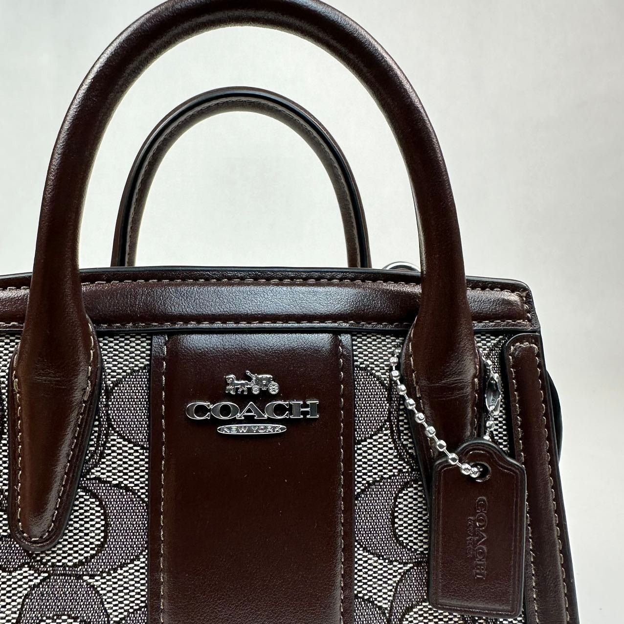 Coach COACH CU986 Andrea Mini Carryall In Signature Jacquard Size ONE SIZE - 6 Thumbnail