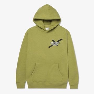 100 Thieves 100 Thieves Wolf Hoodie olive, size XL Size US XL / EU 56 / 4 - 3 Thumbnail