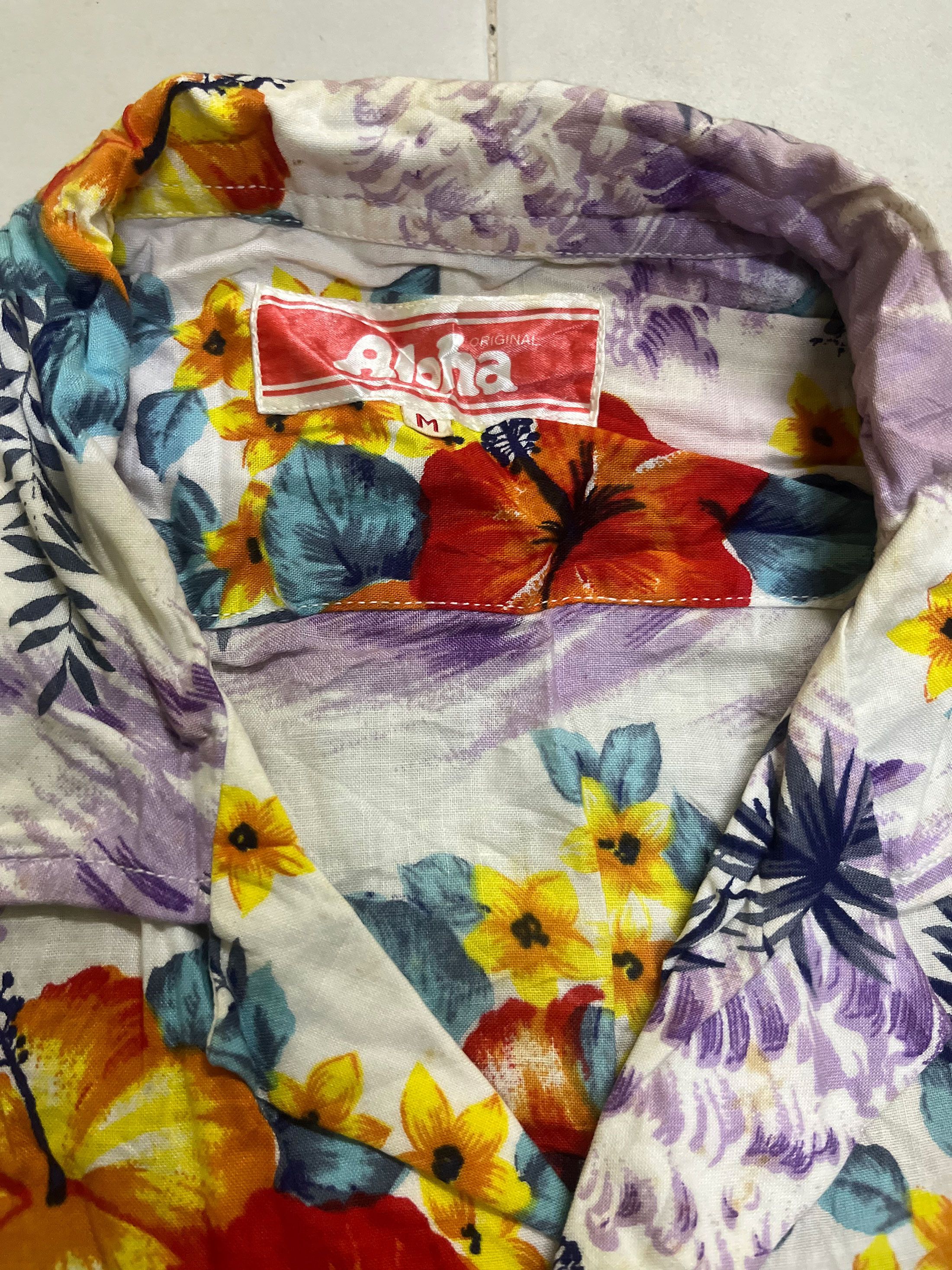 Sci-Fi Fantasy Vintage Aloha Hawaii Hawaiian Short Sleeve 70s 80s Size US M / EU 48-50 / 2 - 2 Thumbnail