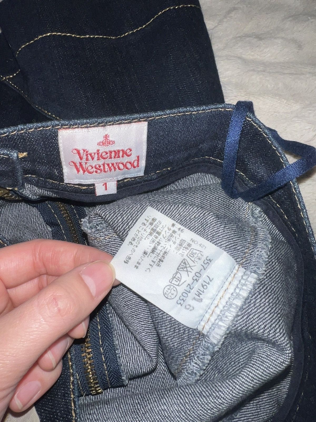 Vivienne Westwood Vivienne Westwood Denim Midi Skirt Size 26" / US 2 / IT 38 - 3 Thumbnail
