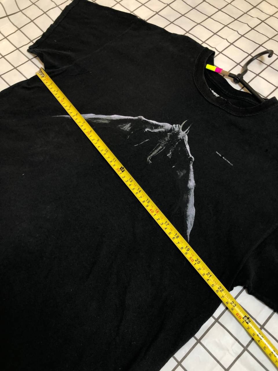 Primark Vintage Primark black T-shirt POST&CO big print Size US L / EU 52-54 / 3 - 9 Thumbnail