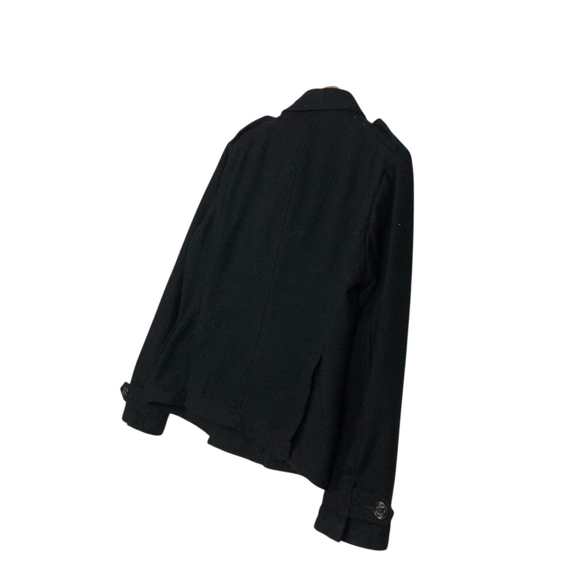 PPFM 📌Rich Black Vintage Wool Chore Jacket PPFM Issey Miyake Size US M / EU 48-50 / 2 - 11 Thumbnail
