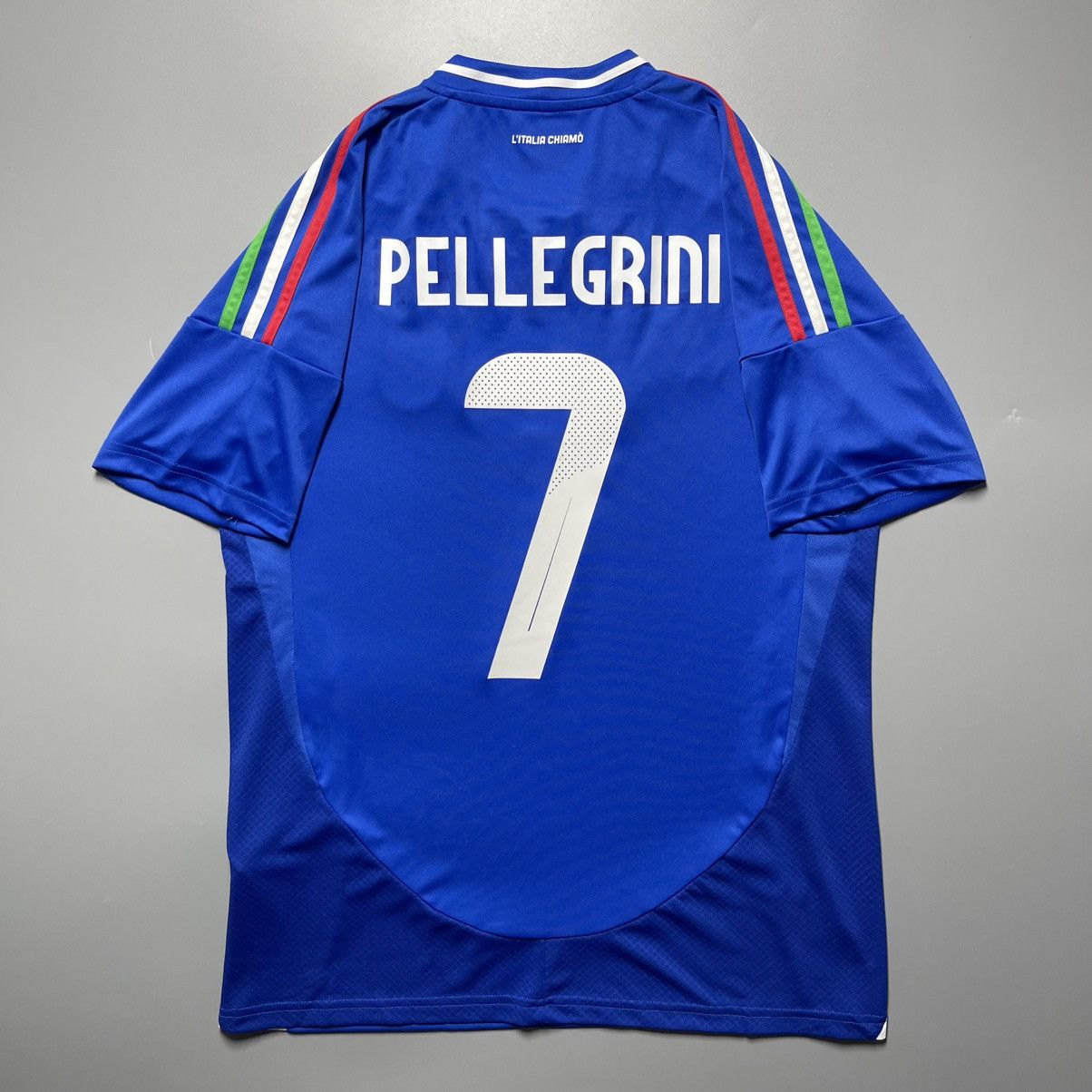 Adidas ITALY ADIDAS 2024 EURO FOOTBALL HOME JERSEY #7 PELLEGRINI Size US M / EU 48-50 / 2 - 1 Thumbnail