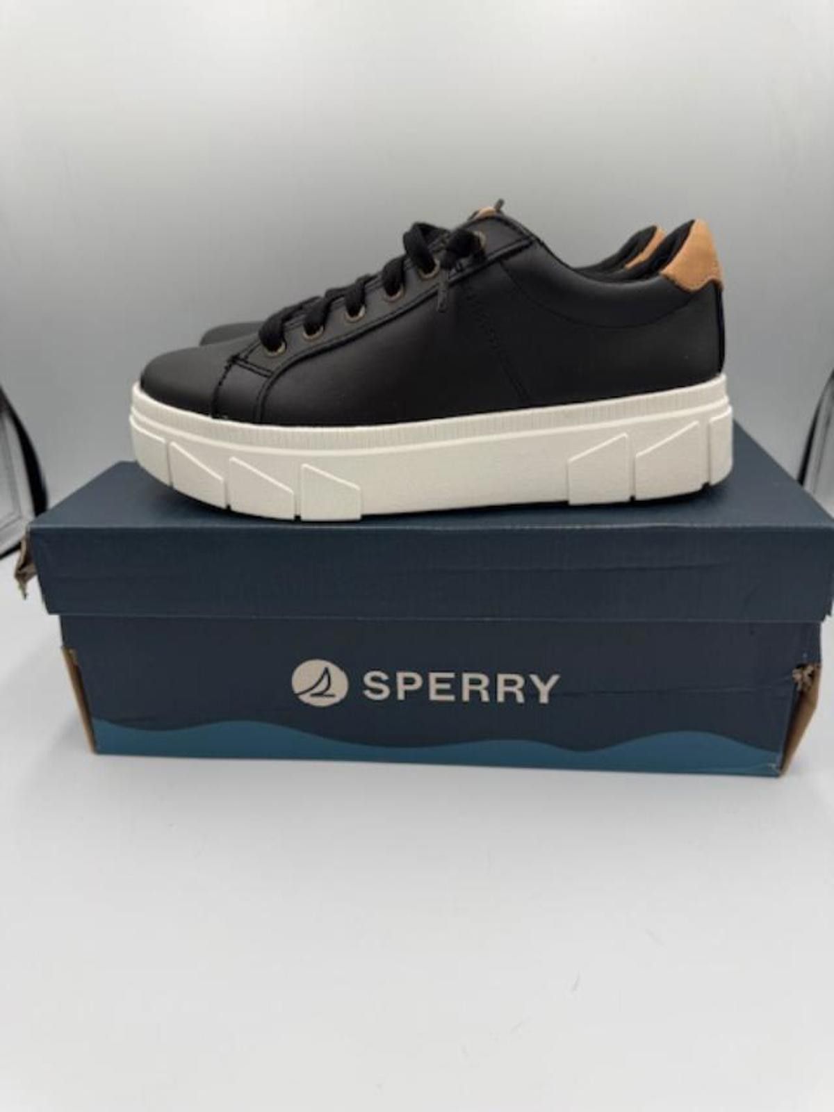 Sperry Sperry Winslow Black Platform Sneakers Women's Sz 6.5 Size US 6.5 / IT 36.5 - 5 Thumbnail