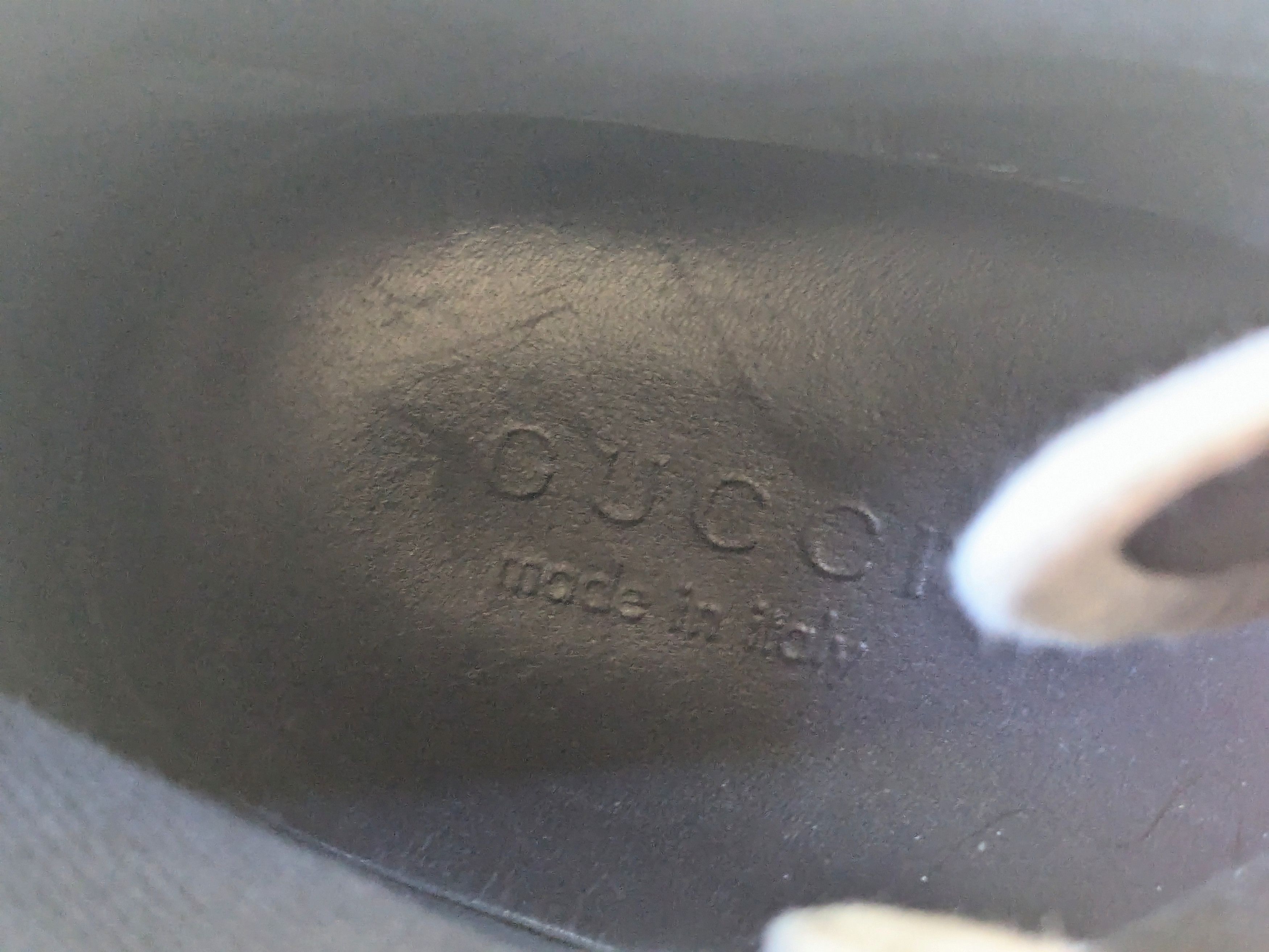 Gucci Gucci Sneakers Navy Blue 9.5 Canvas High Top Leather Size US 9.5 / EU 42-43 - 13 Thumbnail