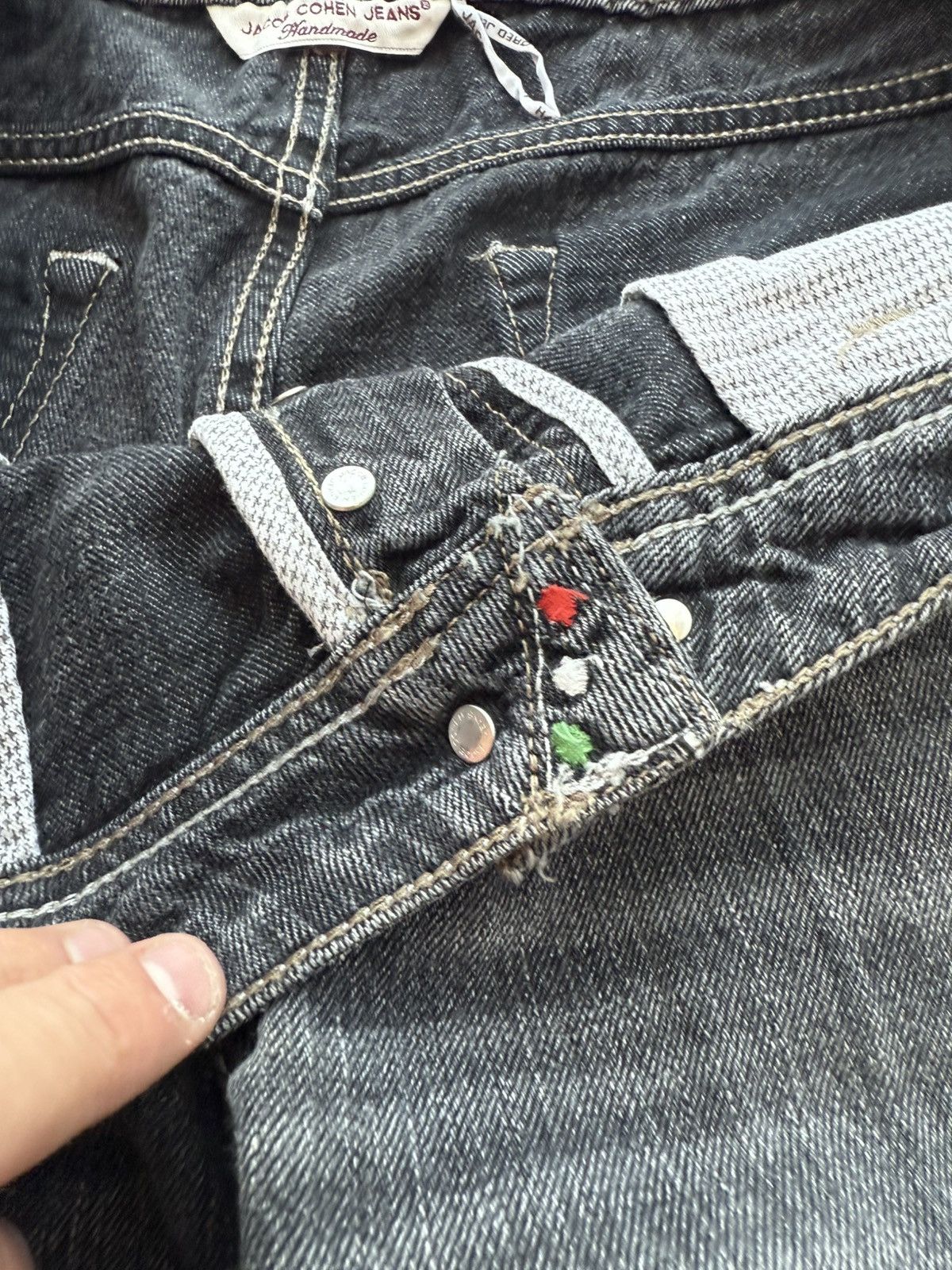 Jacob Cohen vintage Jacob Cohen baggy flared hype washed jeans japanese Size US 36 / EU 52 - 13 Thumbnail