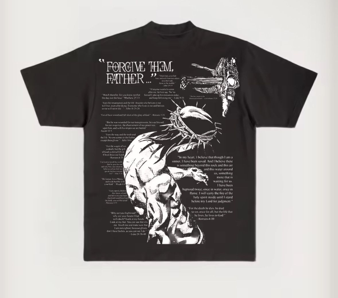 Other Streetwear Y2K Retro Jojo Forgive Them Father T-Shirt Size US M / EU 48-50 / 2 - 1 Thumbnail