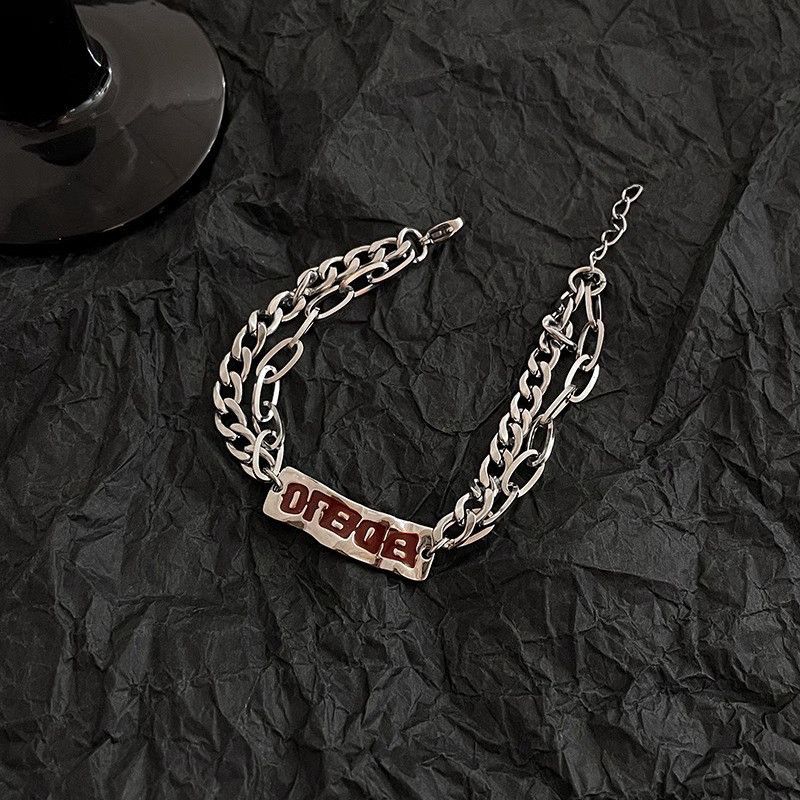 Jewelry Dark Bracelet Y2K Punk Chain Gotch Bracelets Chains Size ONE SIZE - 1 Thumbnail
