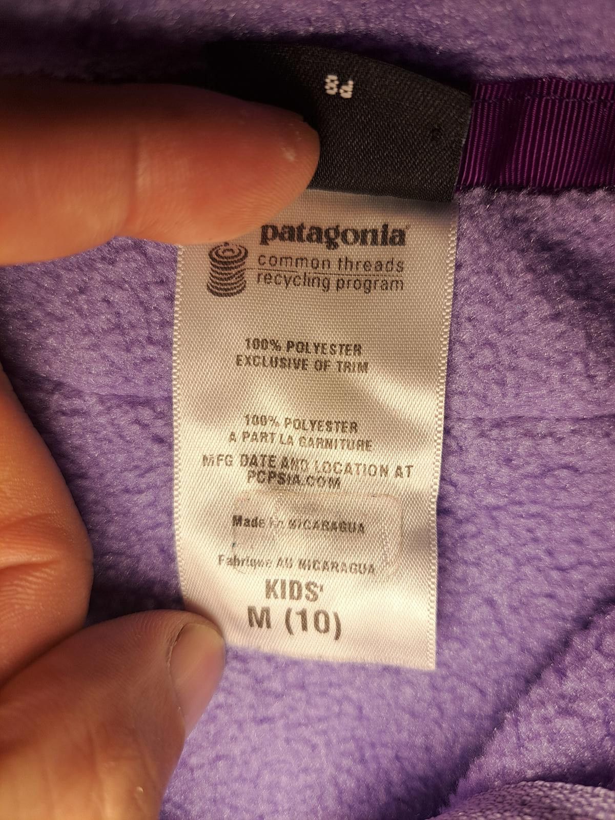 Patagonia VINTAGE 2000 Patagonia Vest Jacket Kids Medium 10 Purple Size US M / EU 48-50 / 2 - 5 Thumbnail