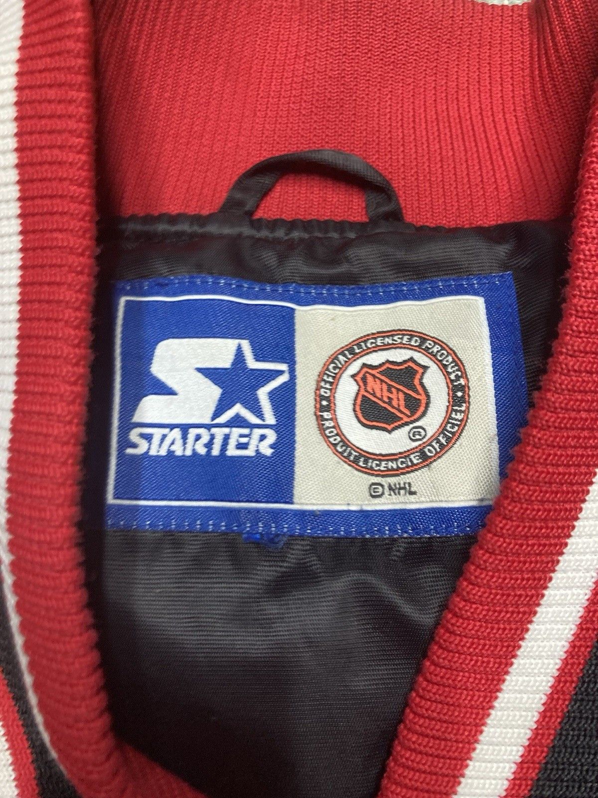 Vintage starter puffer jacket down filled Detroit red wings XL/XXL Size US XXL / EU 58 / 5 - 5 Thumbnail