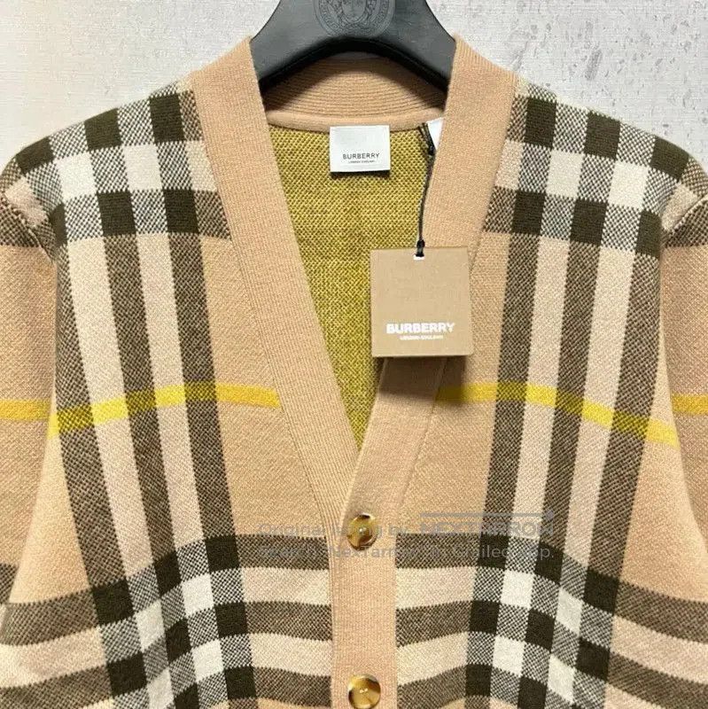 Burberry Burberry Beige Wool Cardigan for Men. Size US M / EU 48-50 / 2 - 4 Thumbnail