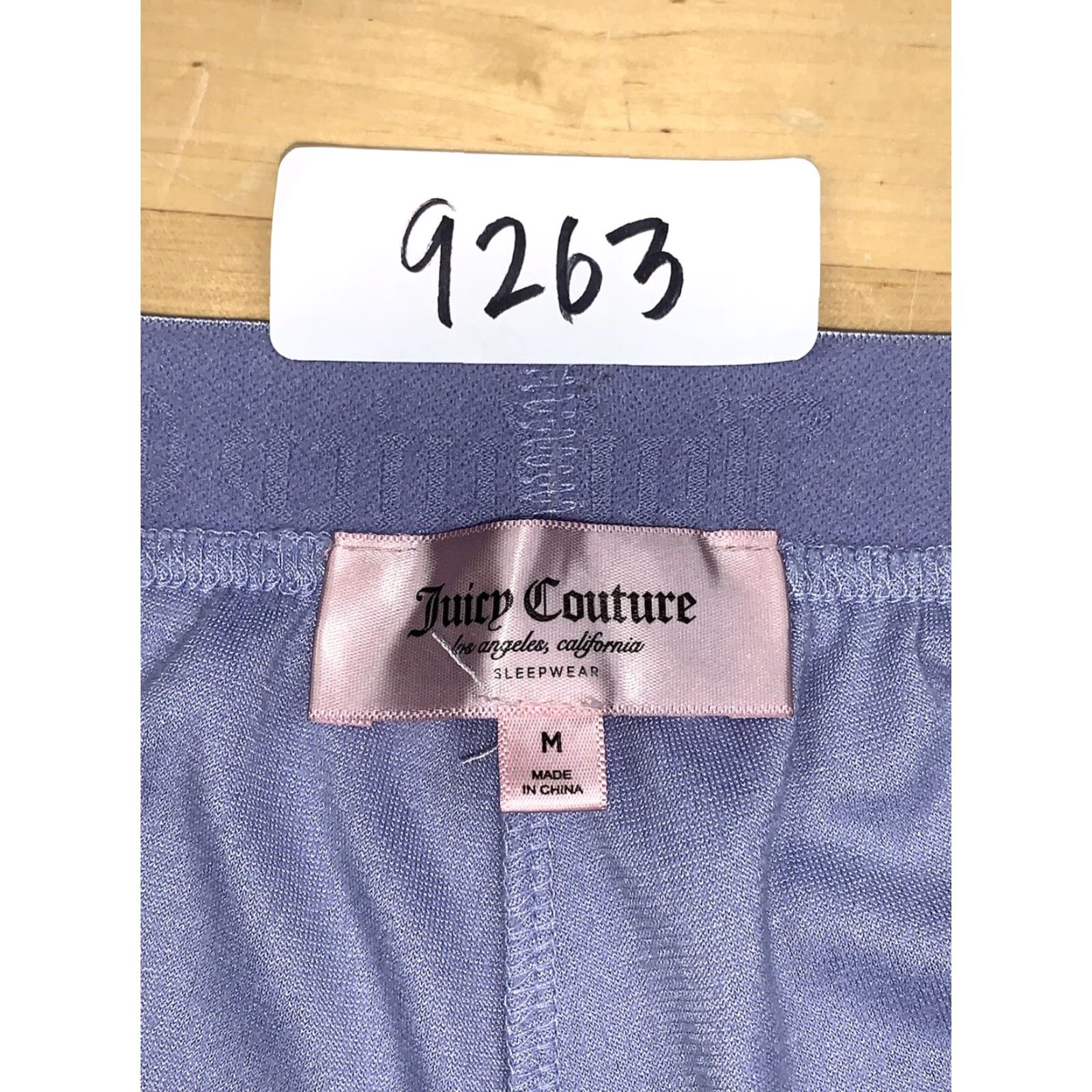 Juicy Couture Juicy Couture Sleep Shorts Womens M Velour Blue Lavender Solid Sleep Shorts Velour Womens M Juicy Couture Size 32" / US 10 / IT 46 - 2 Thumbnail