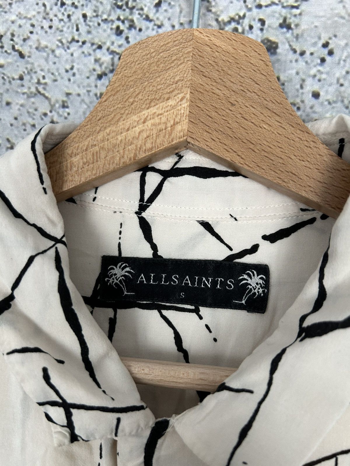 Allsaints Allsaints Hawaiian Shirt Summer Designer Streetwear Hype Size US S / EU 44-46 / 1 - 5 Thumbnail