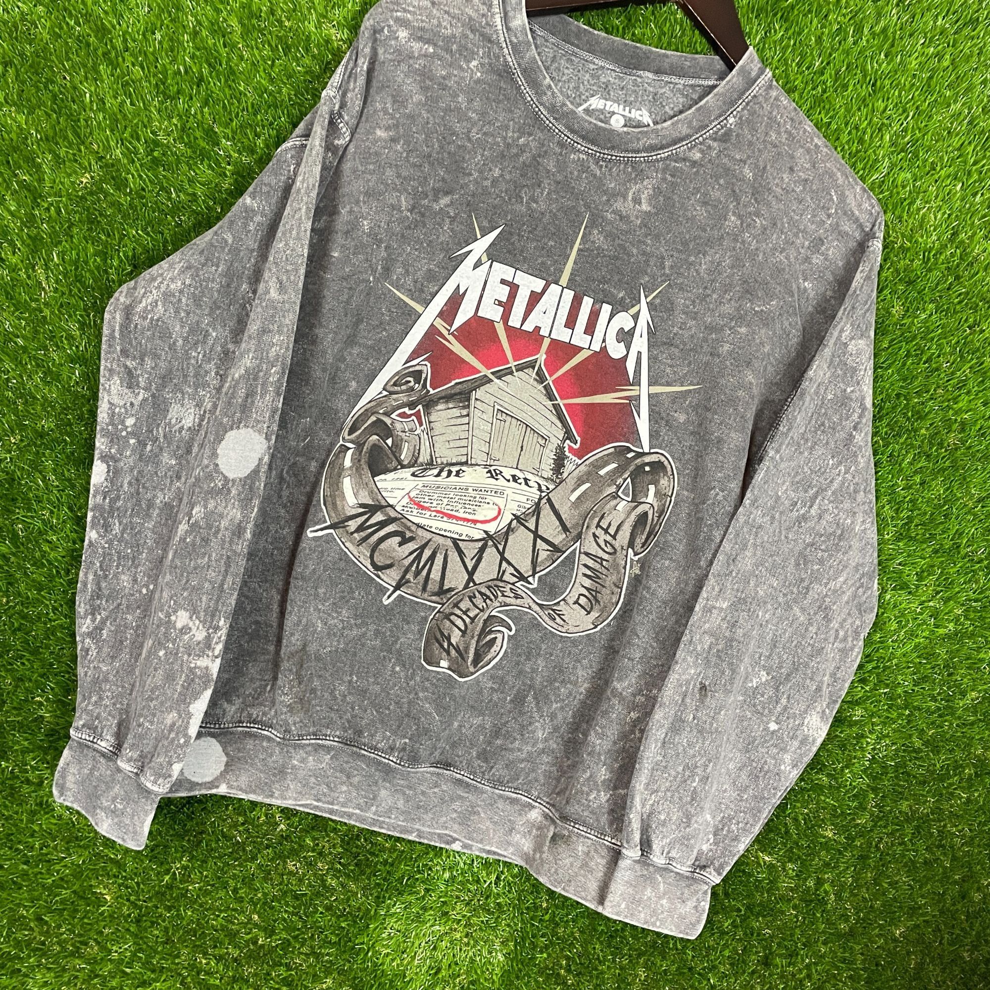 Metallica Metallica Crewneck Sweater size Small Size US S / EU 44-46 / 1 - 4 Thumbnail