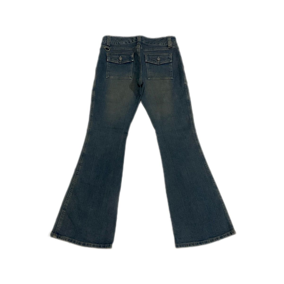 Hysteric Glamour × Japanese Brand × Tornado Mart 🔥Sick Y2K Daily Topics Mud Wash Flared Denim Hysteric Style Size US 31 - 5 Thumbnail
