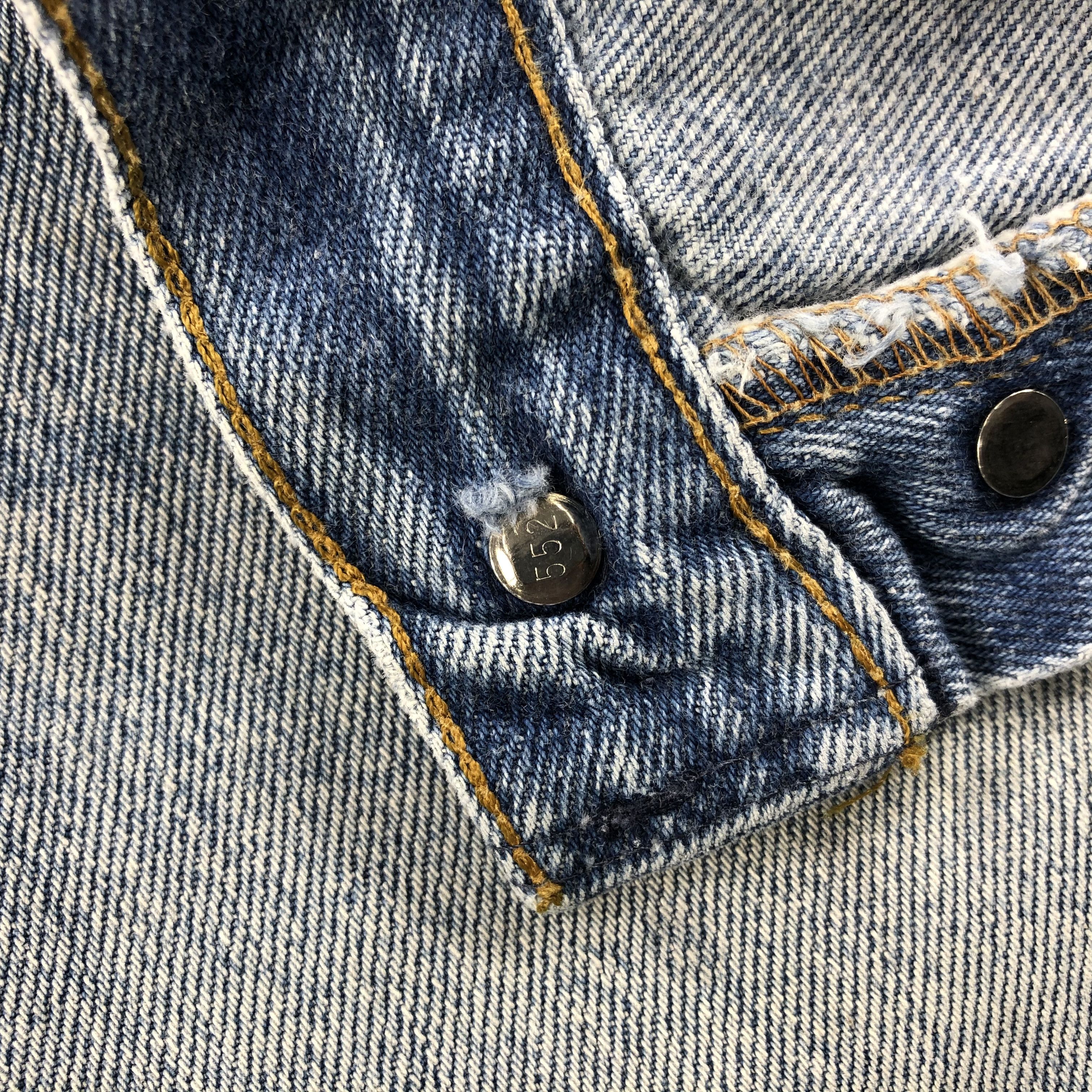 Levi's × Vintage Vintage 90s Light Wash Levis 501 Jeans-JM866 Size US 43 - 9 Thumbnail