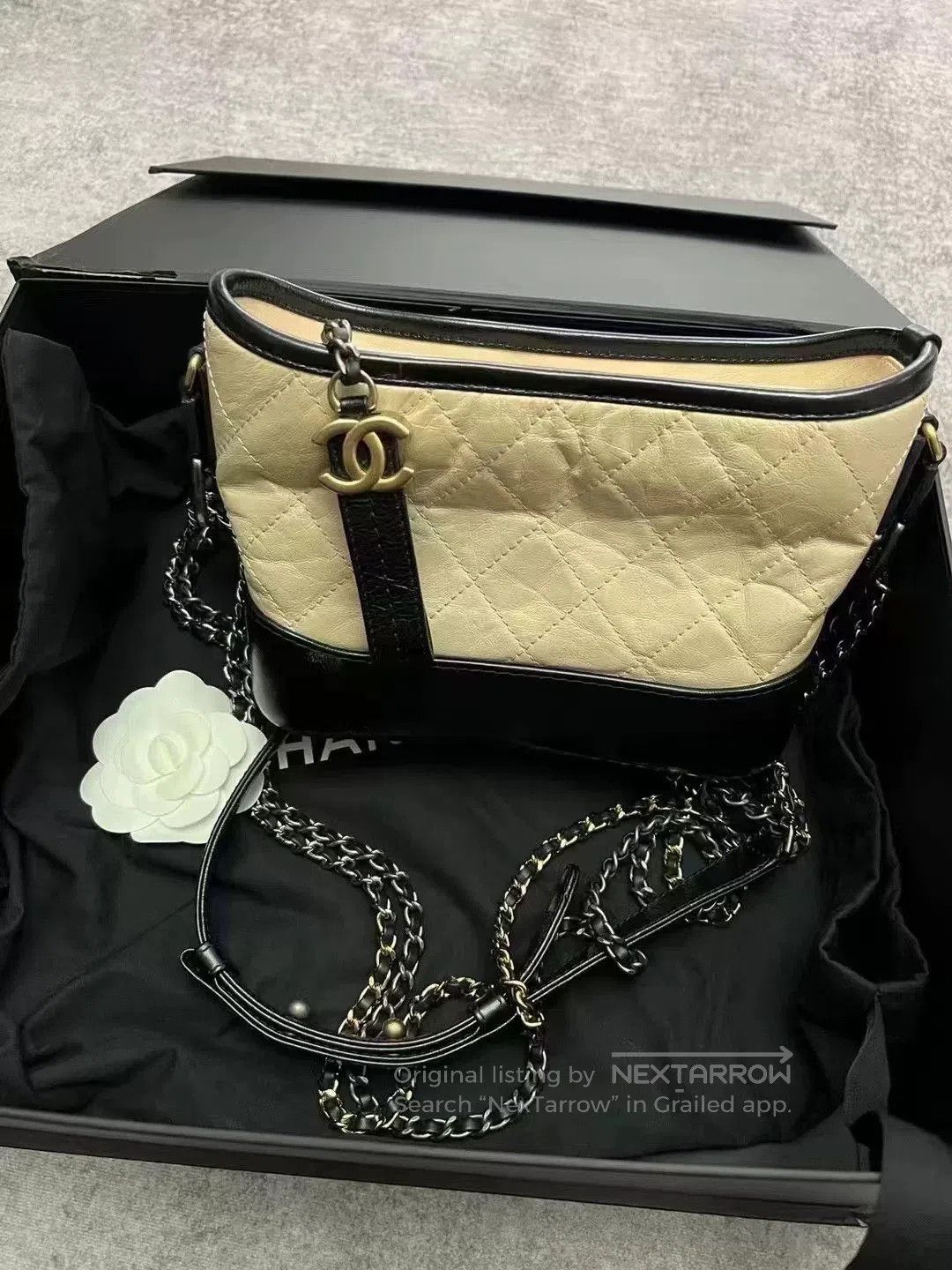 Chanel Chanel Beige Gabrielle Bag. Size ONE SIZE - 1 Thumbnail