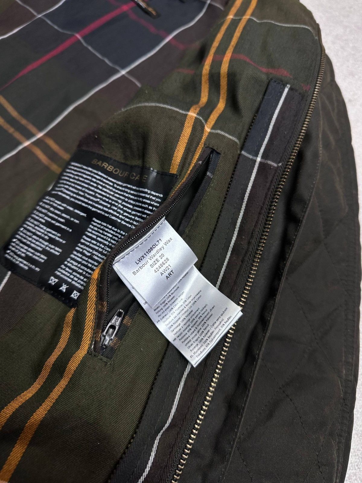 Barbour Vintage Barbour Wardley Wax Faded Jacket Rare M Size US M / EU 48-50 / 2 - 11 Thumbnail