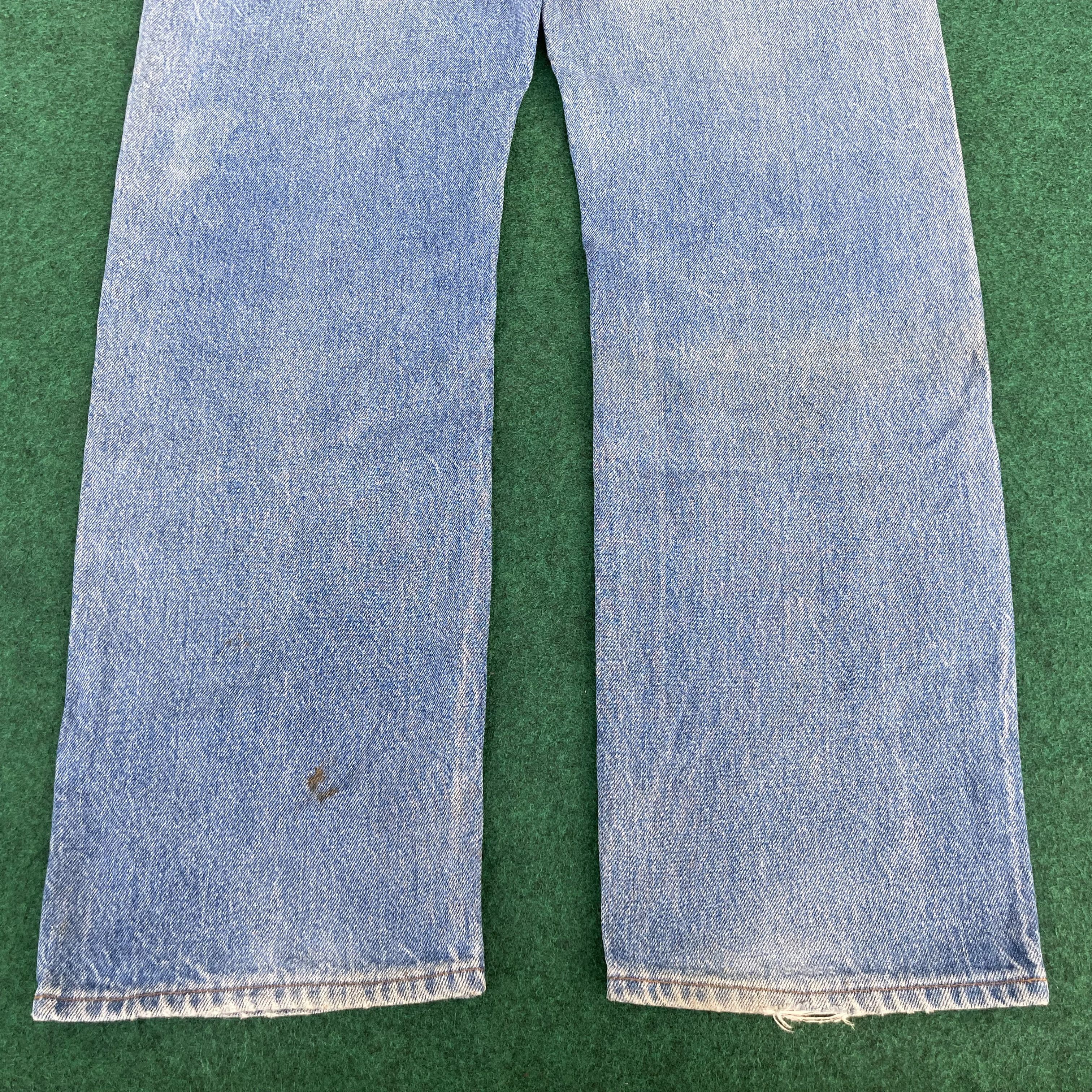 Levi's 32x30 Vintage Levis 501 Faded Ripped Punk Grunge Jeans Size US 32 / EU 48 - 12 Thumbnail