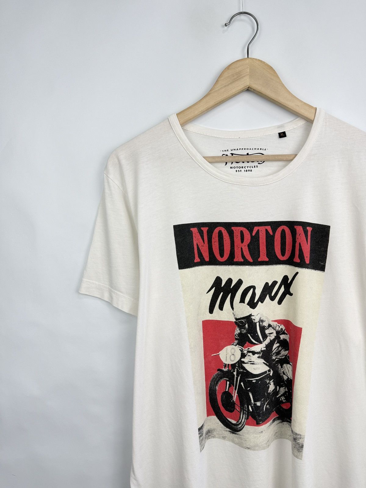 Norton 🇬🇧 Vintage Norton Motorcycles Manx T-Shirt Biker Motorcycle Size US XL / EU 56 / 4 - 3 Thumbnail