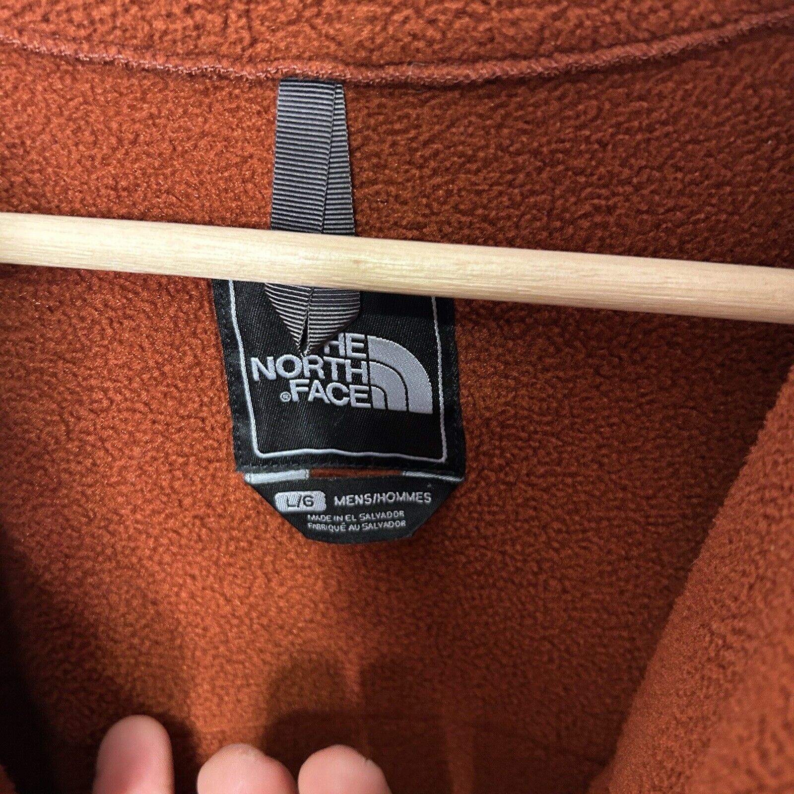 The North Face The North Face Denali Jacket “Rust Orange/Grey" Size US L / EU 52-54 / 3 - 4 Thumbnail